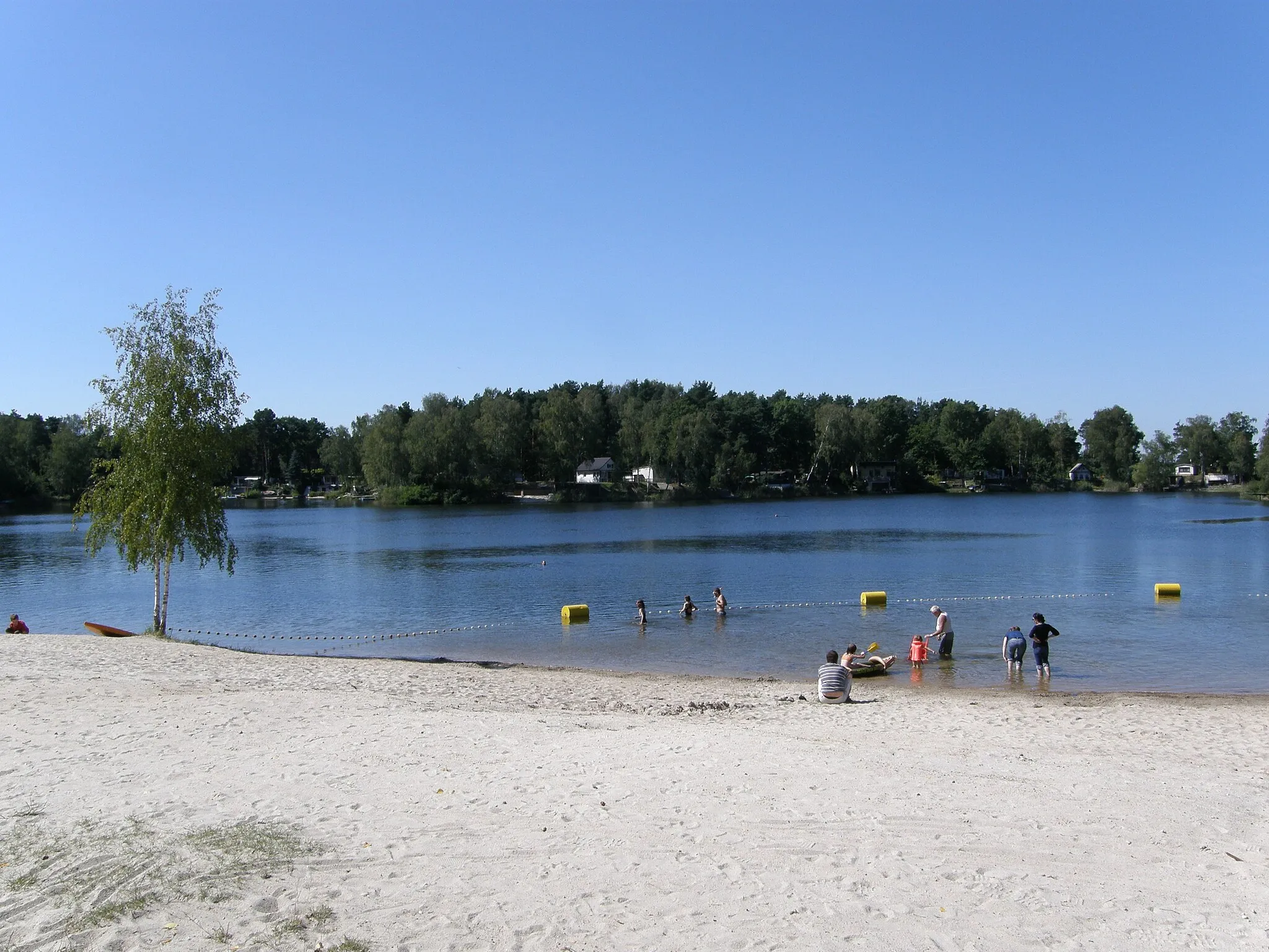 Photo showing: Bad Erna - Small Lakes which were lignite deposits