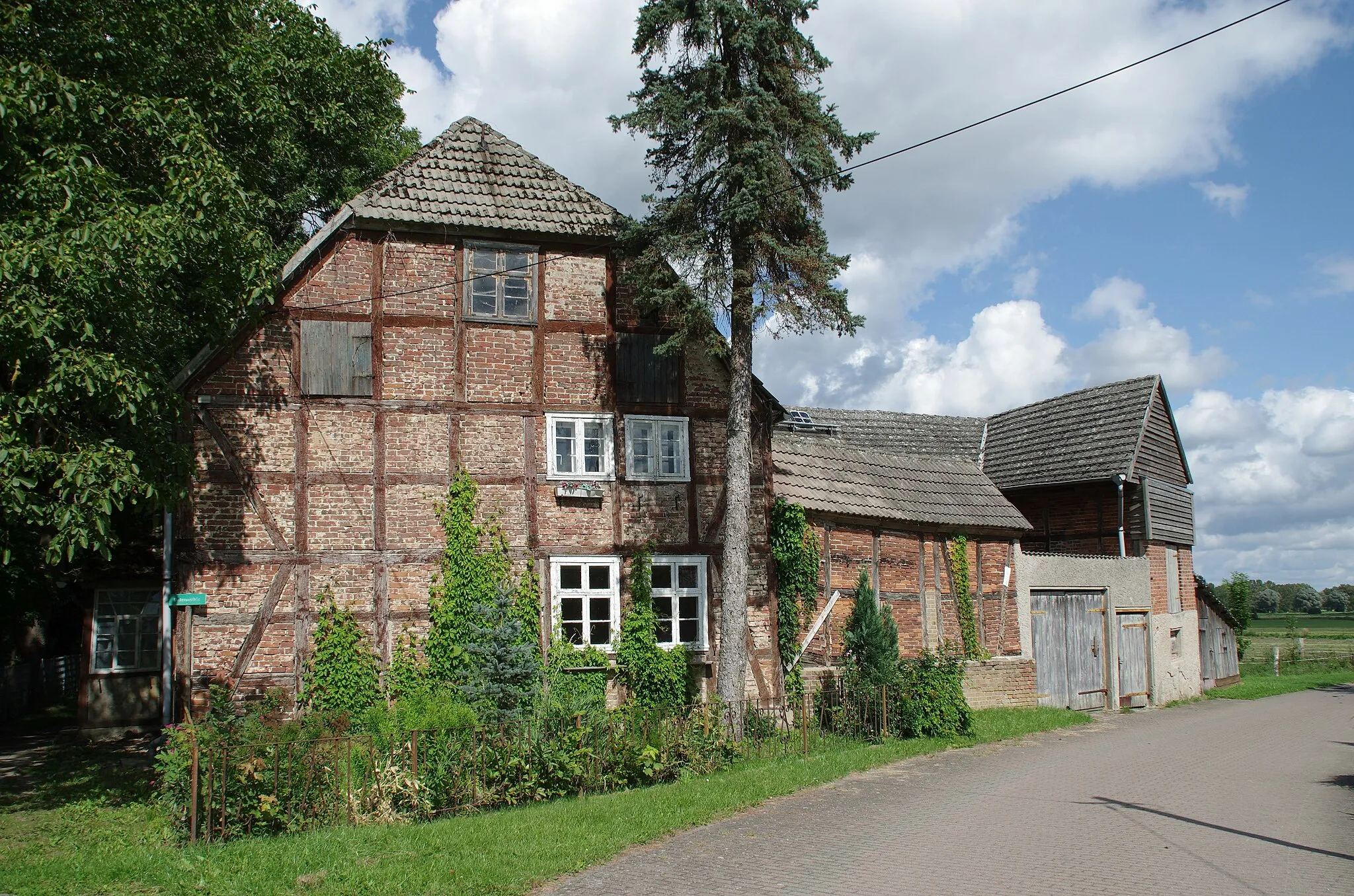 Photo showing: Wittstock/Dosse Ortsteil Freyenstein. Das Haus steht unter Denkmalschutz.