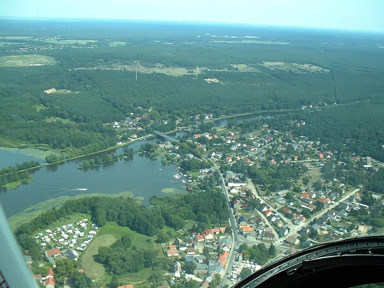 Photo showing: Luftbild vom nordöstlichen Teil von Wernsdorf