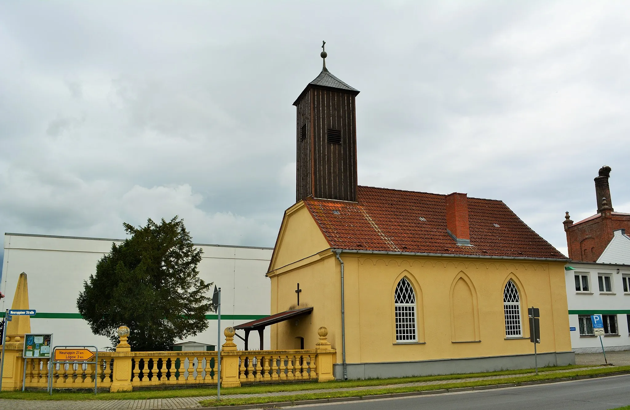 Photo showing: Church in Dessow, Wusterhausen municipality, Ostprignitz-Ruppin district, Brandenburg state, Germany