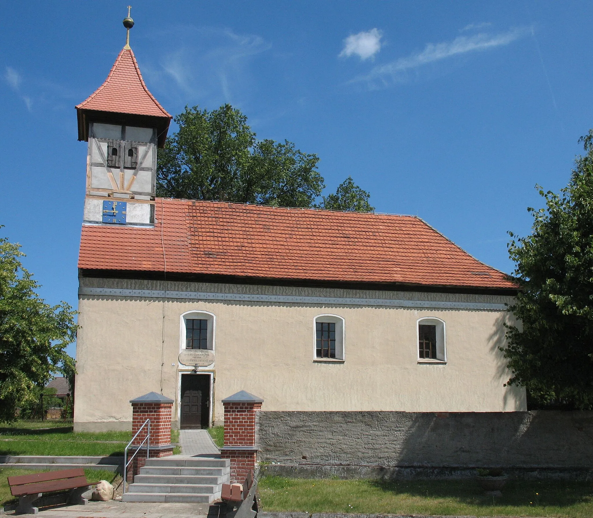 Photo showing: Church in Groß Briesen in Bad Belzig in Brandenburg, Germany