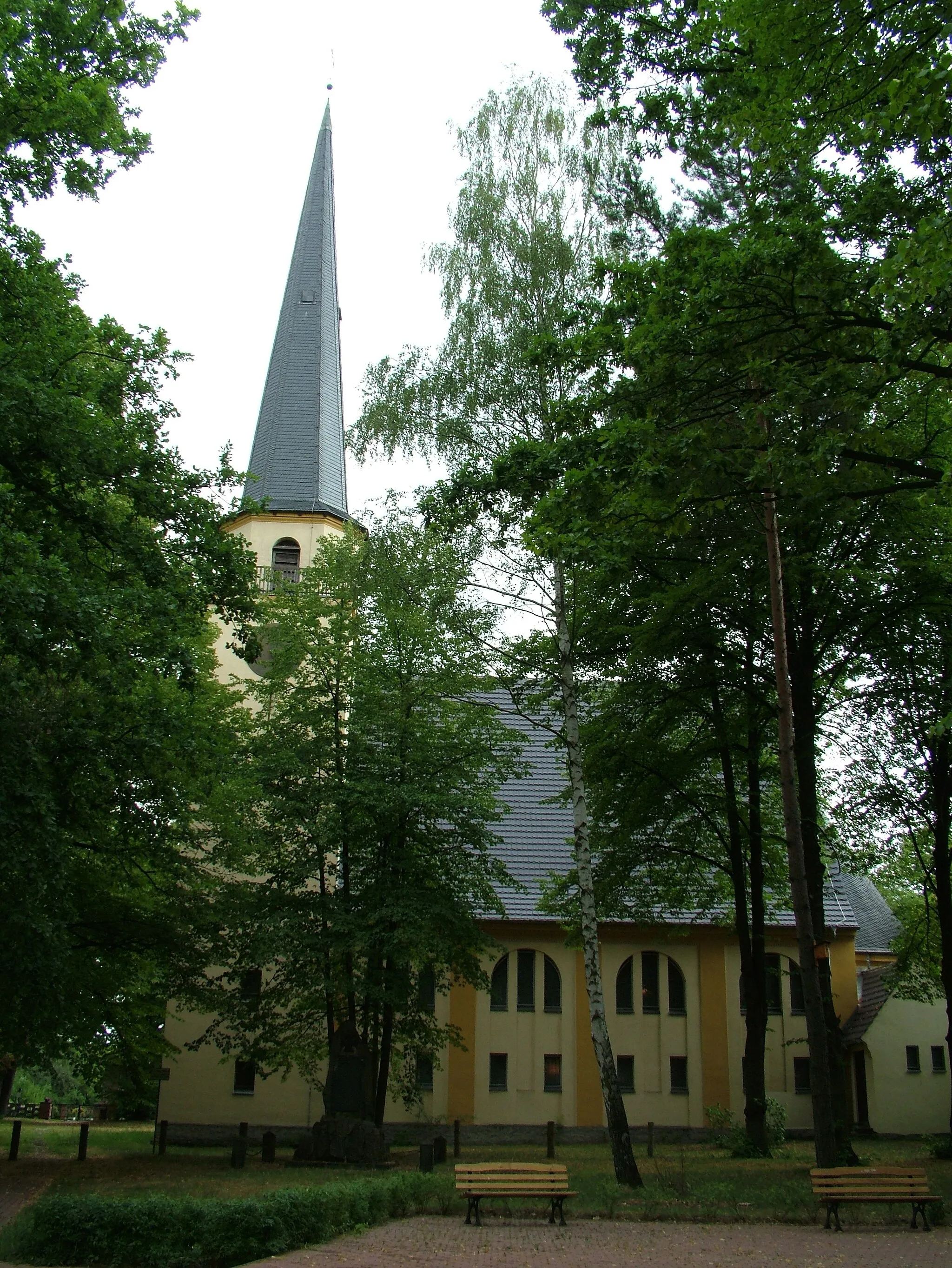 Photo showing: Groß Köris, Brandenburg, die evangelische Kirche