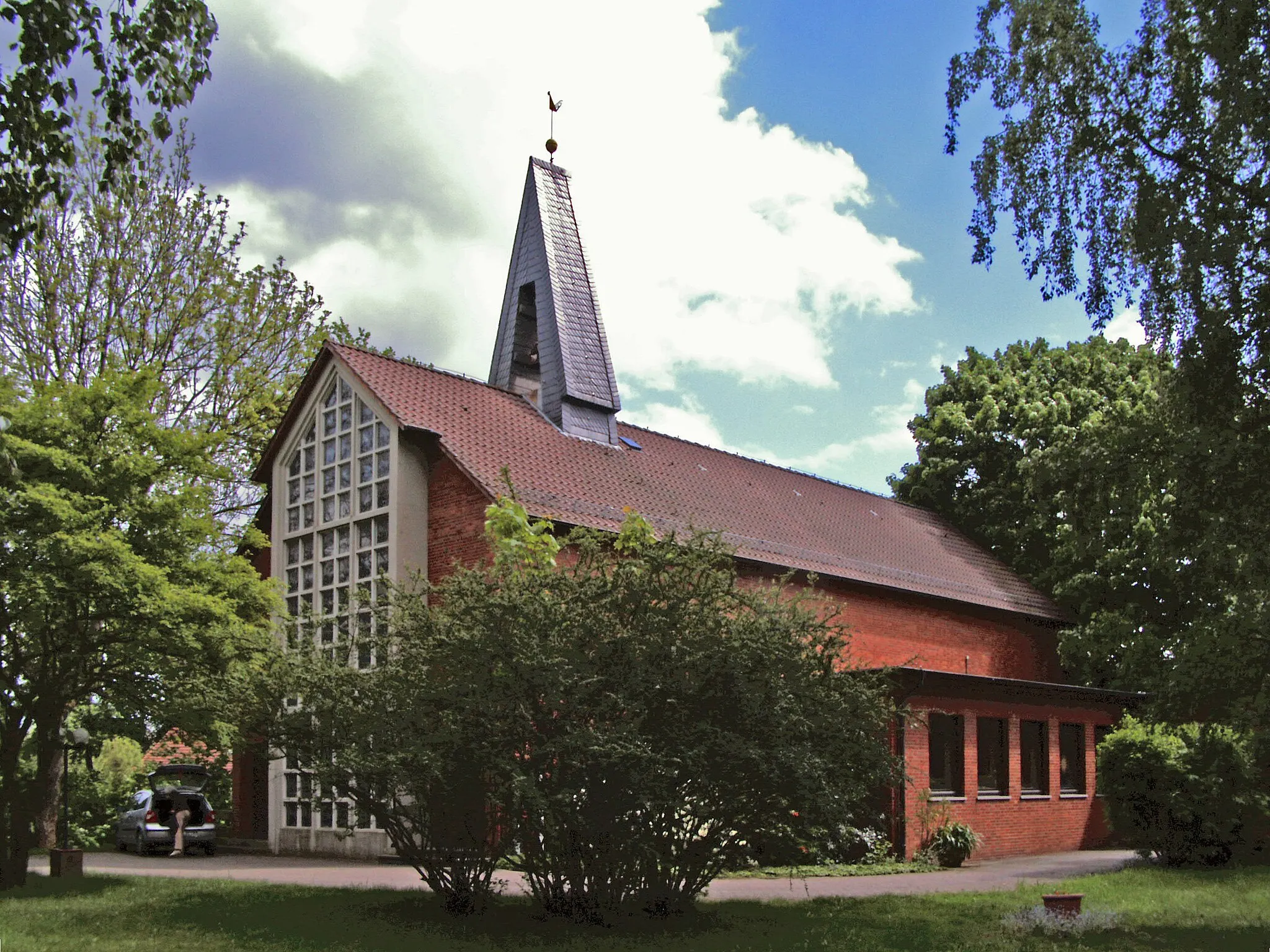 Photo showing: Ehemals katholische Kirche St. Barbara in Hänigsen, Ortsteil von Uetze