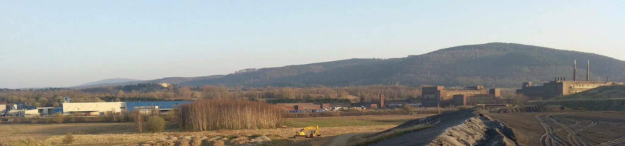 Photo showing: Nordblick auf das Gelände der ehemaligen Zinkhütte Harlingerode