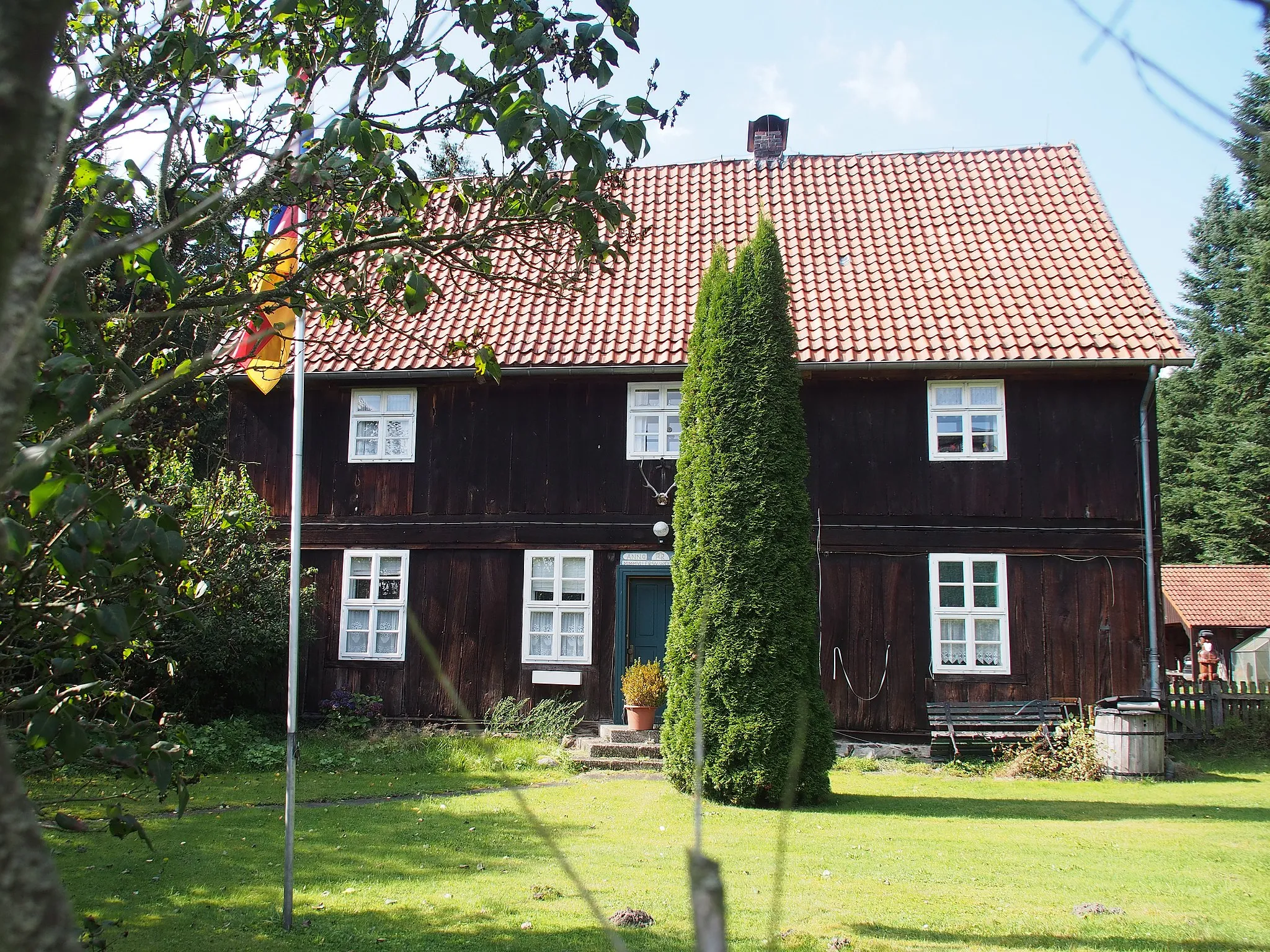 Photo showing: Denkmalgeschütztes Haus in Eschede-Weyhausen (Germany) (von 1740)