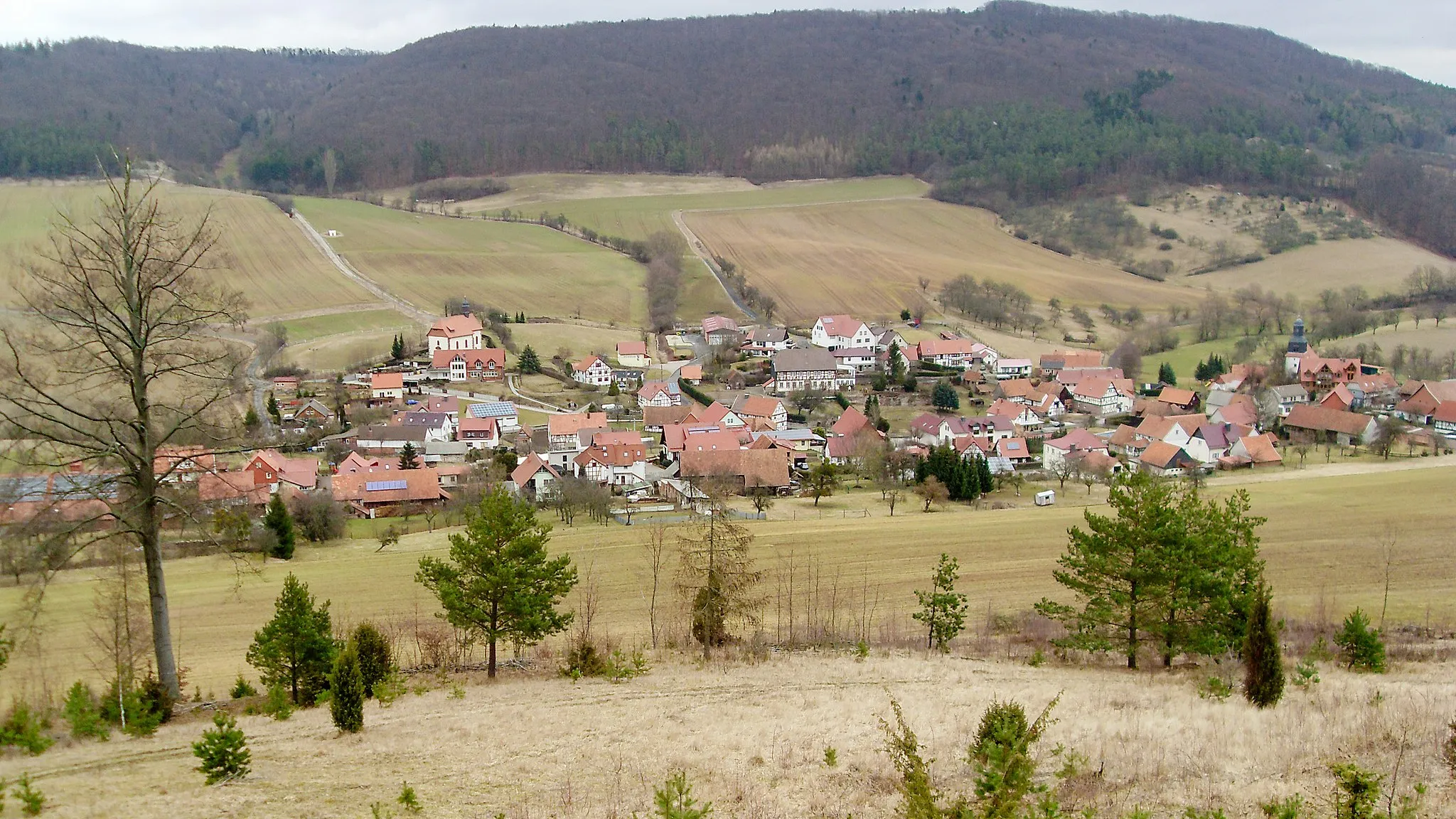 Photo showing: The village of Fretterode in Thuringia, Germany