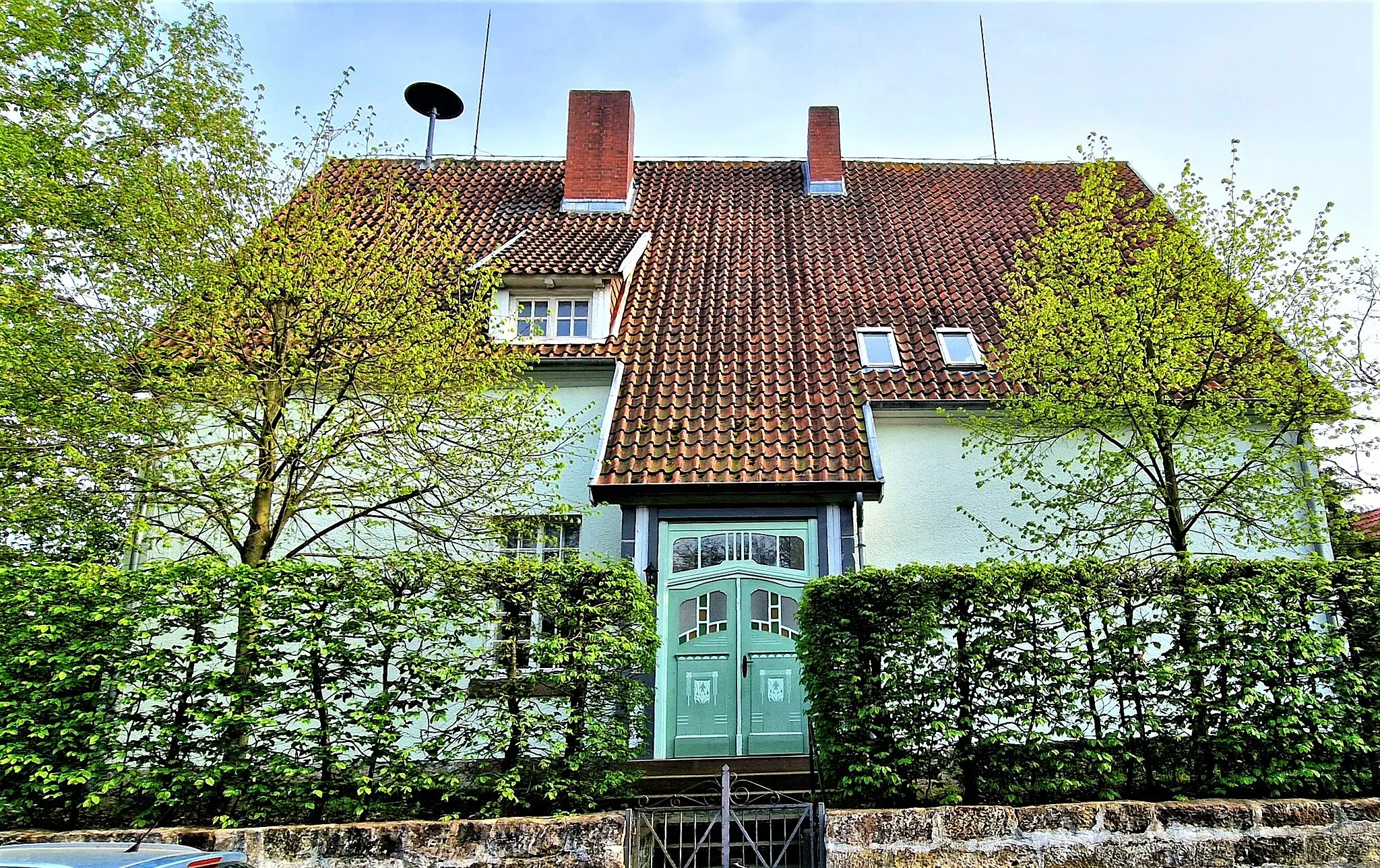 Photo showing: Former school Lindenstrasse 13 in Klein Schneen, Friedland