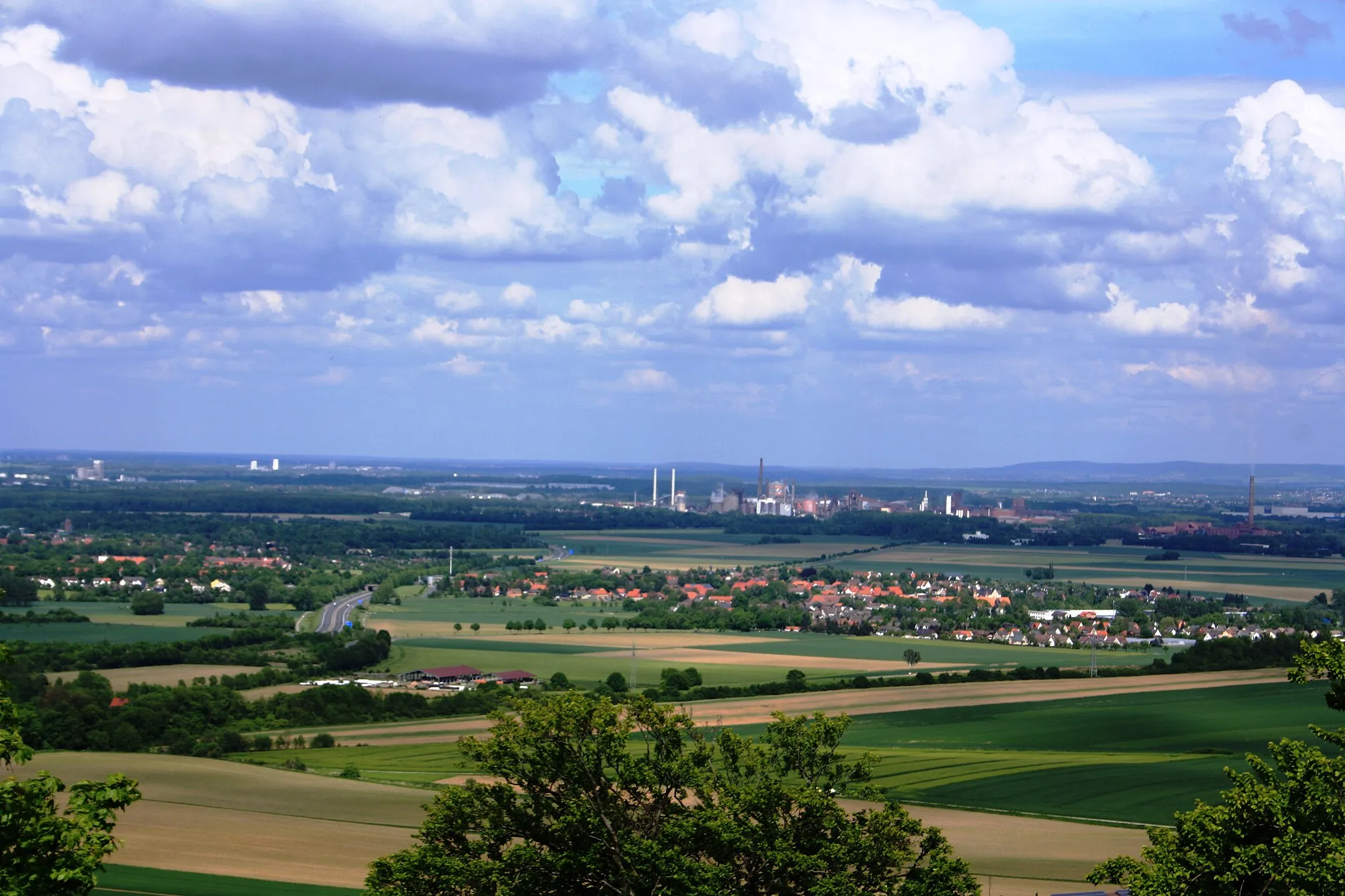 Photo showing: Lichtenberg Salzgitter sicht aus Burgturm