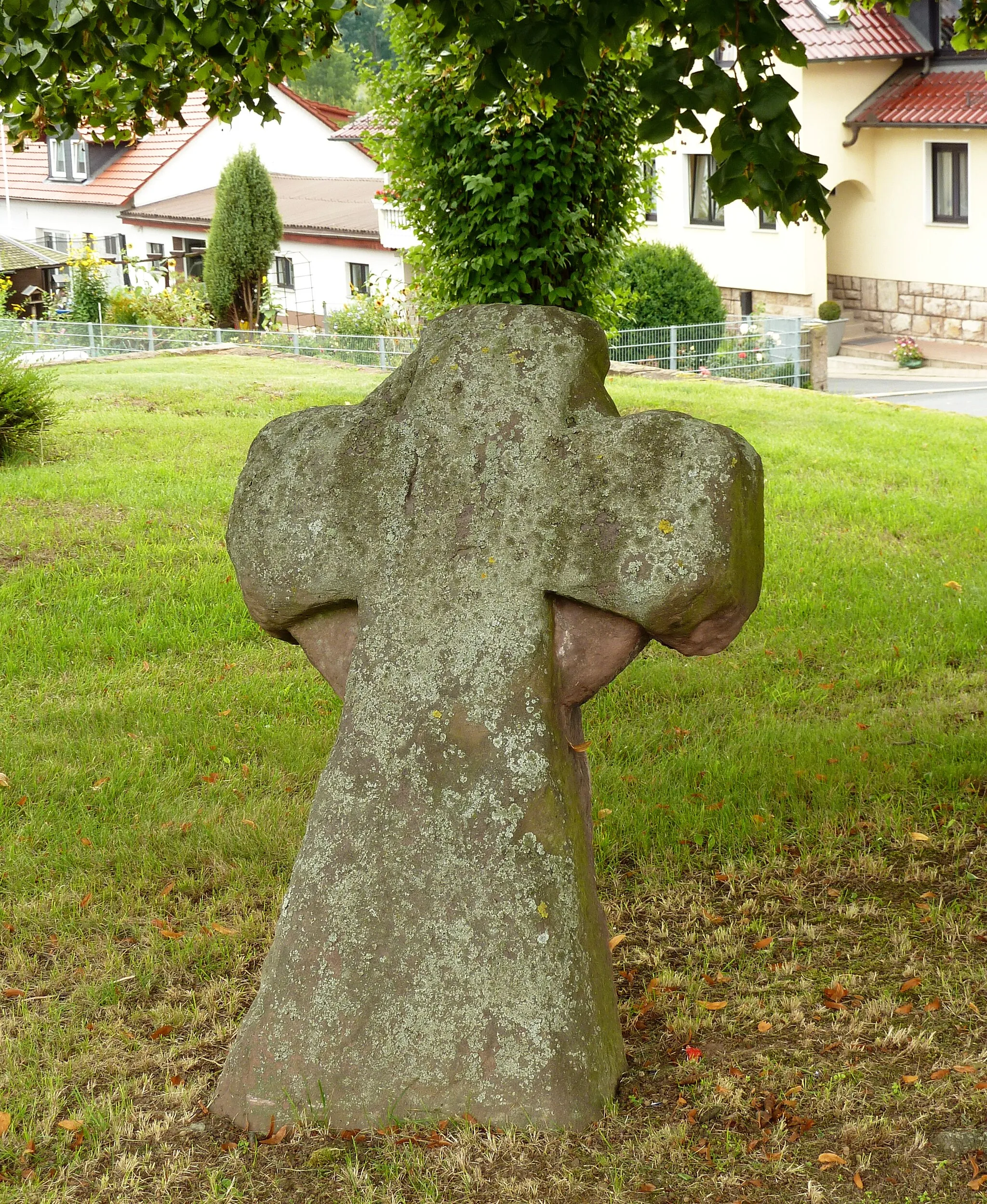 Photo showing: Steinkreuz in Kirchgandern, Landkreis Eichsfeld, Thüringen