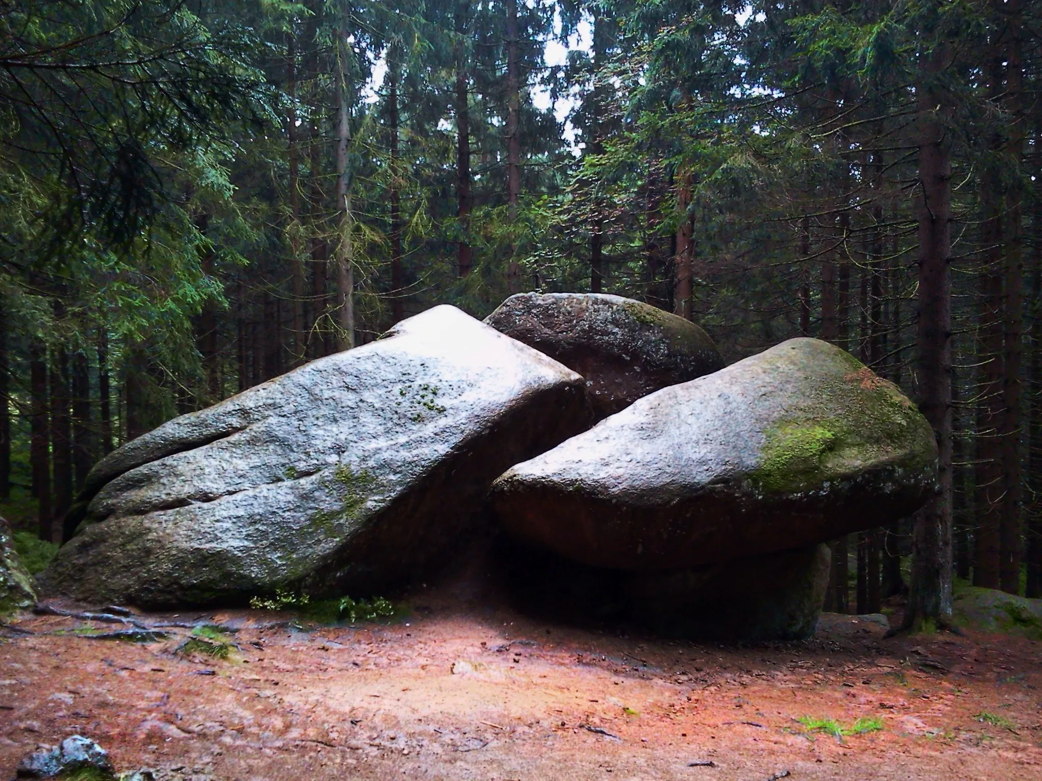 Photo showing: Dreibodesteine next to Sankt Andreasberg (Harz)
