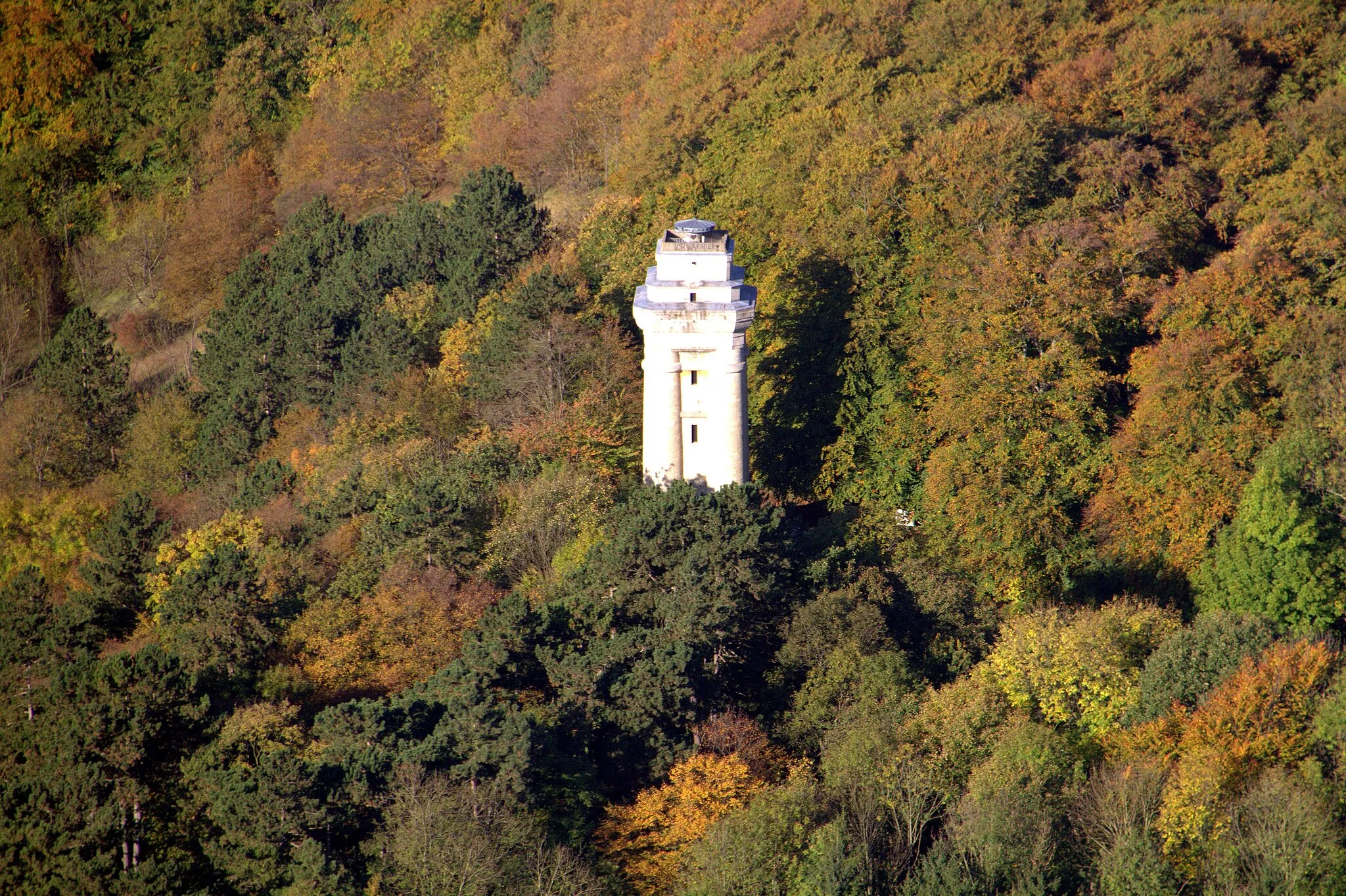 Photo showing: Bismarckturm from sky