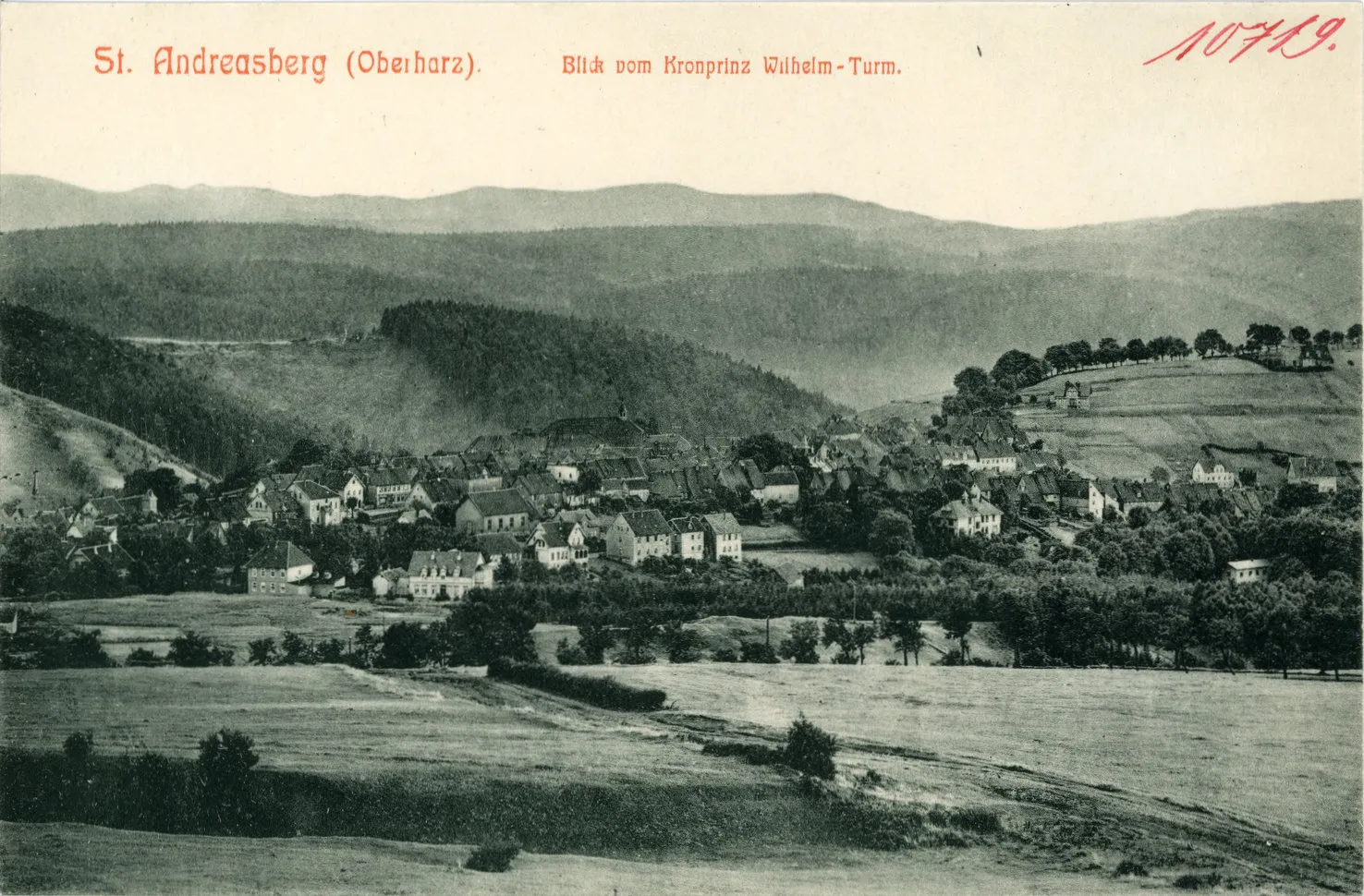 Photo showing: St. Andreasberg; Blick vom Kronprinz Wilhelm Turm