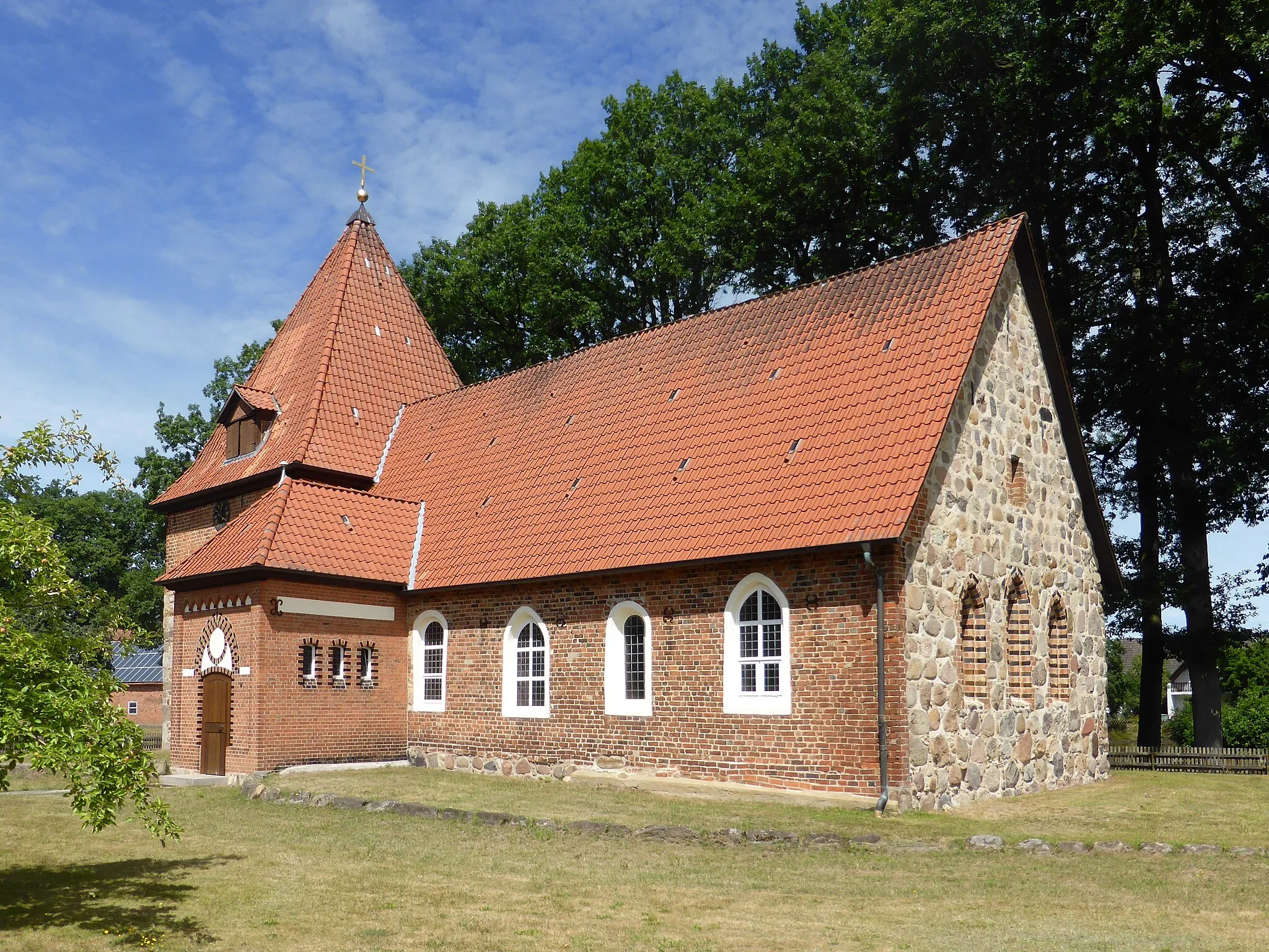 Photo showing: Christophoruskirche in Sprakensehl.