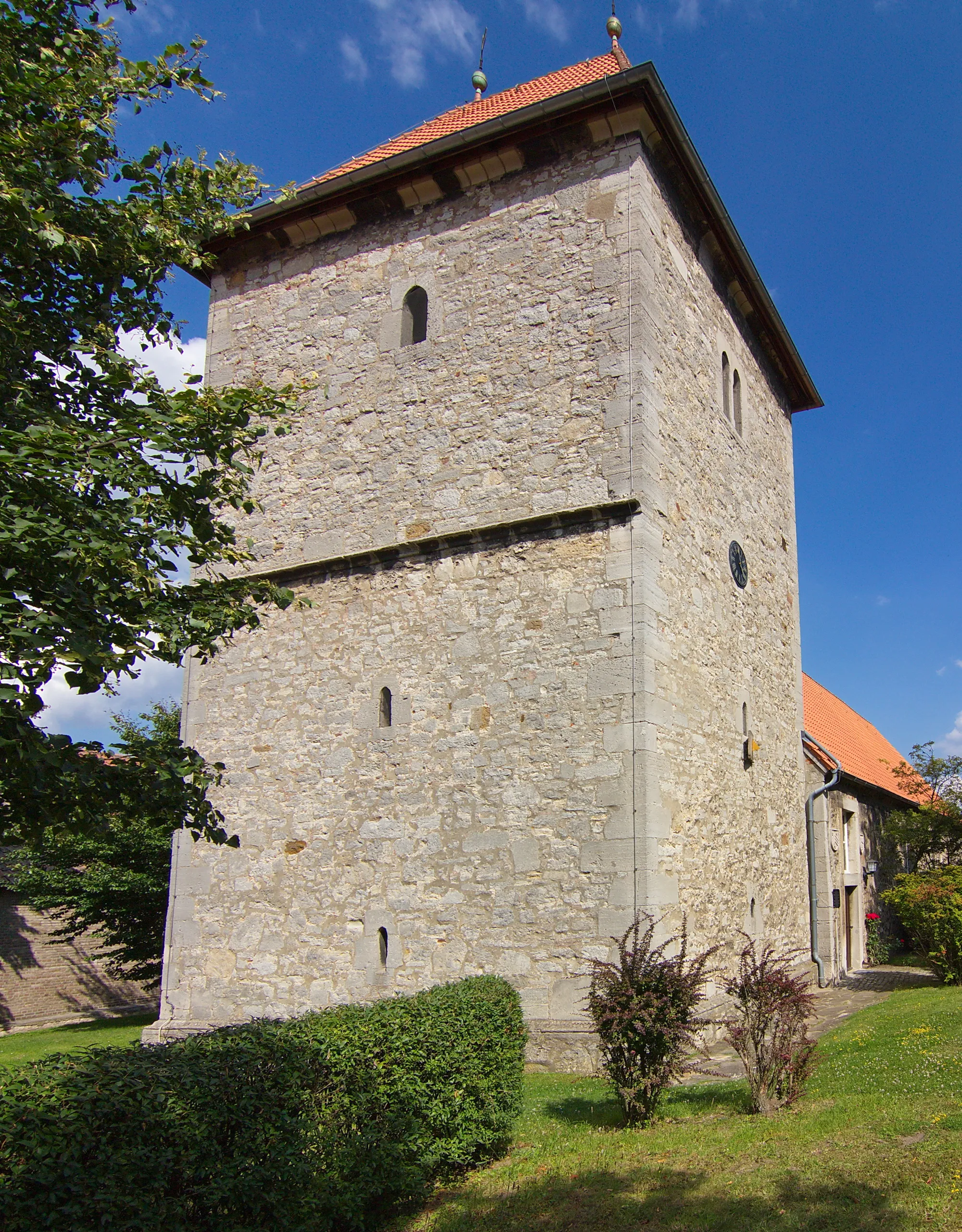 Photo showing: Die St. Stephani-Kirche wurde 1639 - 1652 in ihrer jetzigen baulichen Beschaffenheit errichtet, nachdem das Vorgängergebäude 1627 im Dreißigjährigen Krieg erheblich beschädigt wurde.