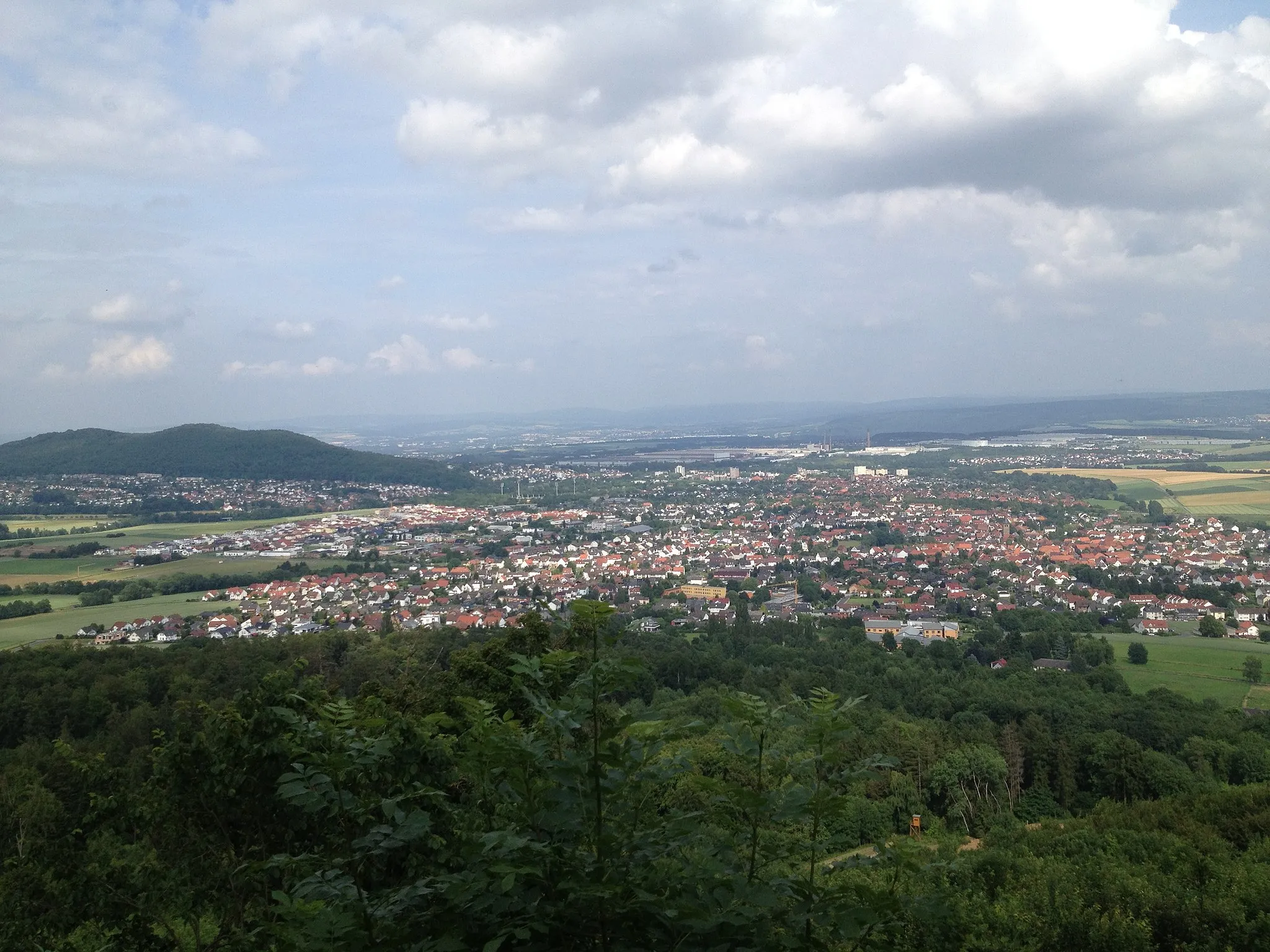 Photo showing: Kassel-Steig nahe Burgberg