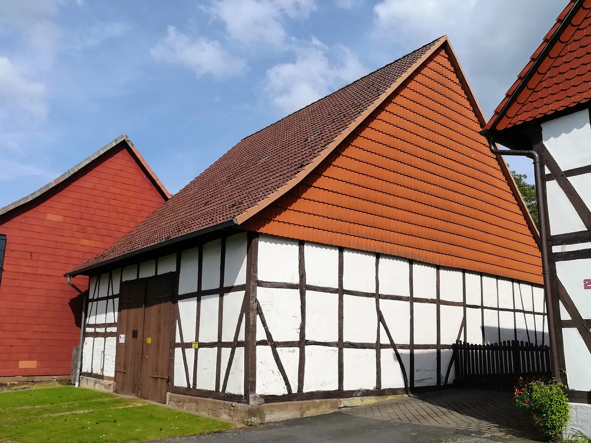 Photo showing: Scheune in der  Hugo-Donder-Str. in Lichtenhagen-Friedland