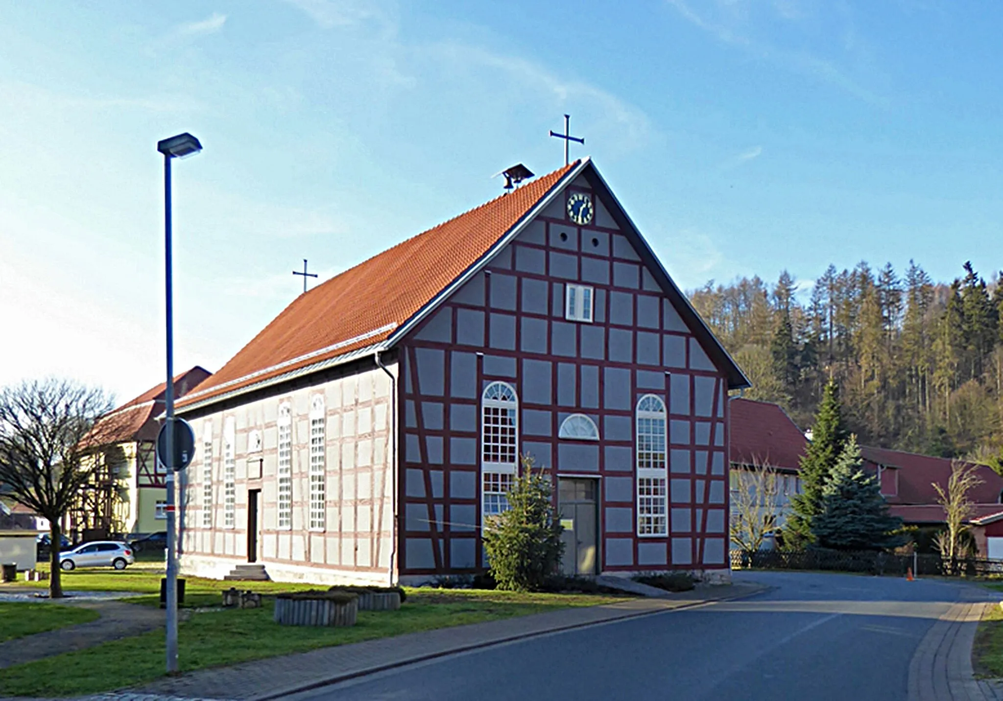 Photo showing: Dorfkirche St. Michaelis (Bockelnhagen) von Osten