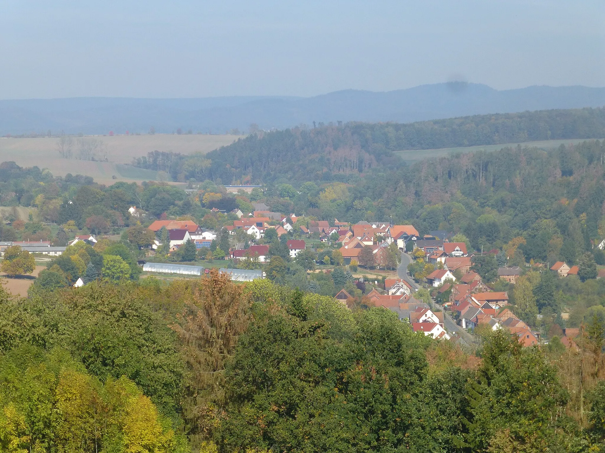 Photo showing: Blick vom Lochberg auf Silkerode