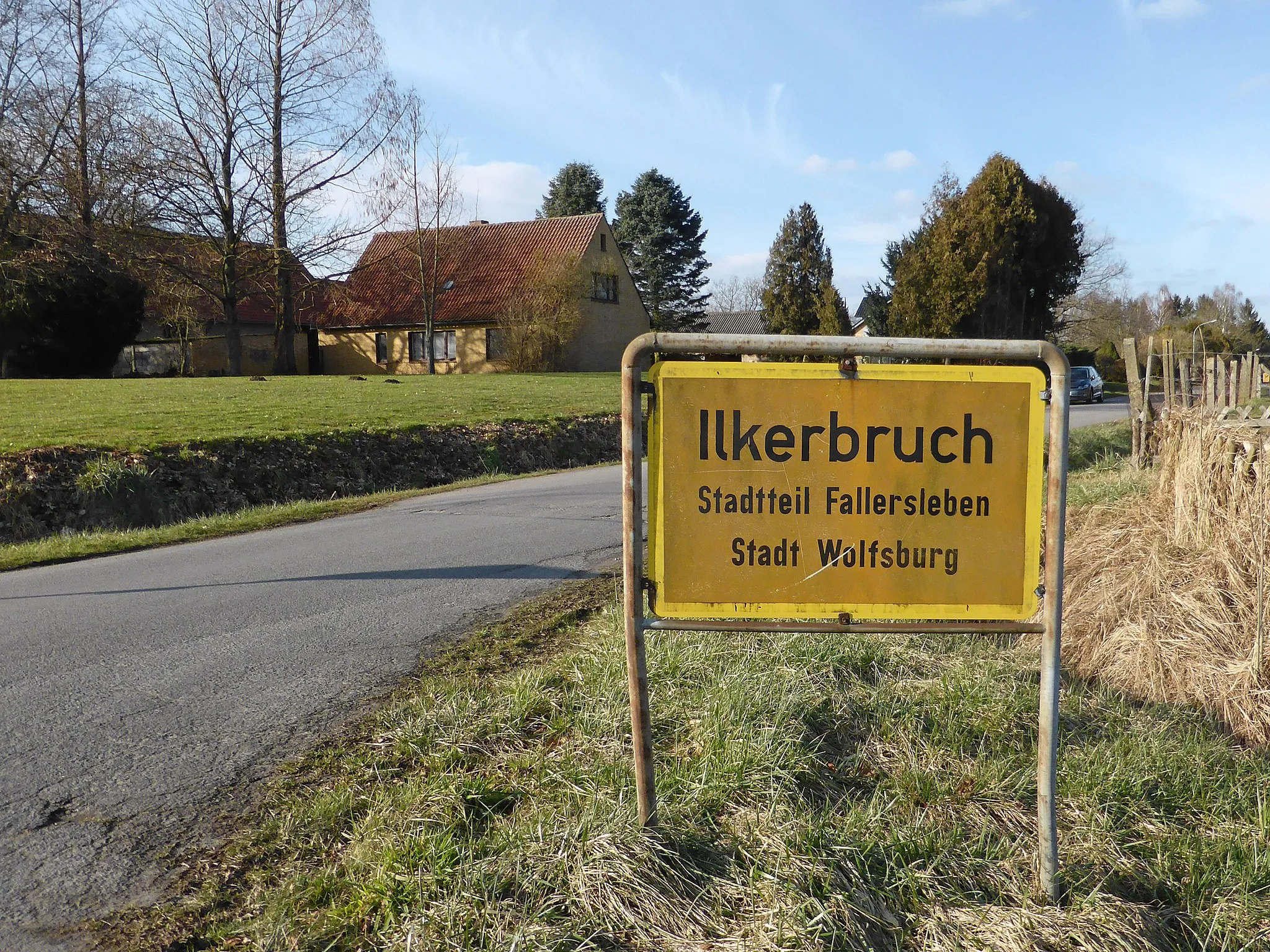 Photo showing: Ortseingang der Siedlung Ilkerbruch.