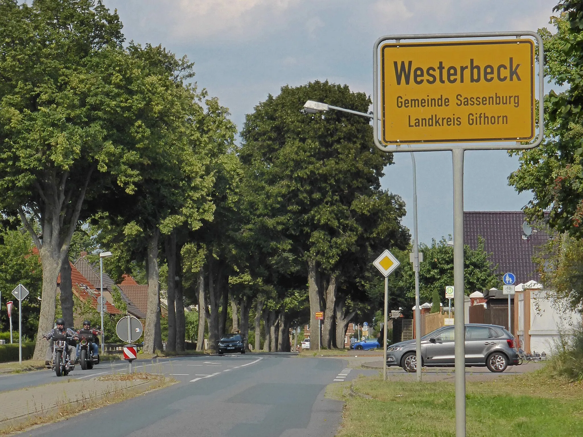 Photo showing: Ortseingang von Westerbeck.