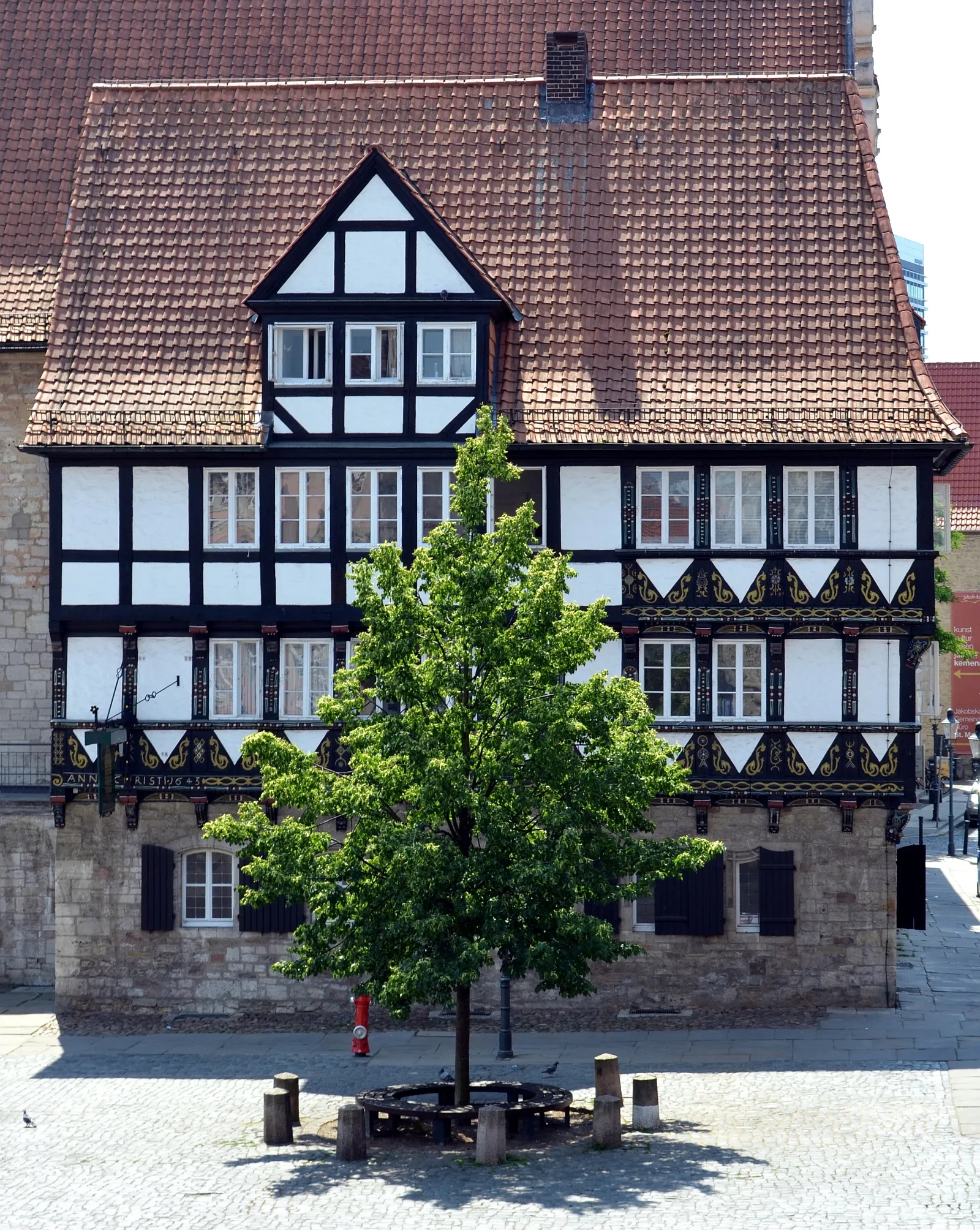 Photo showing: Braunschweig: Ehemaliges Rüninger Zollhaus von Norden aus gesehen.