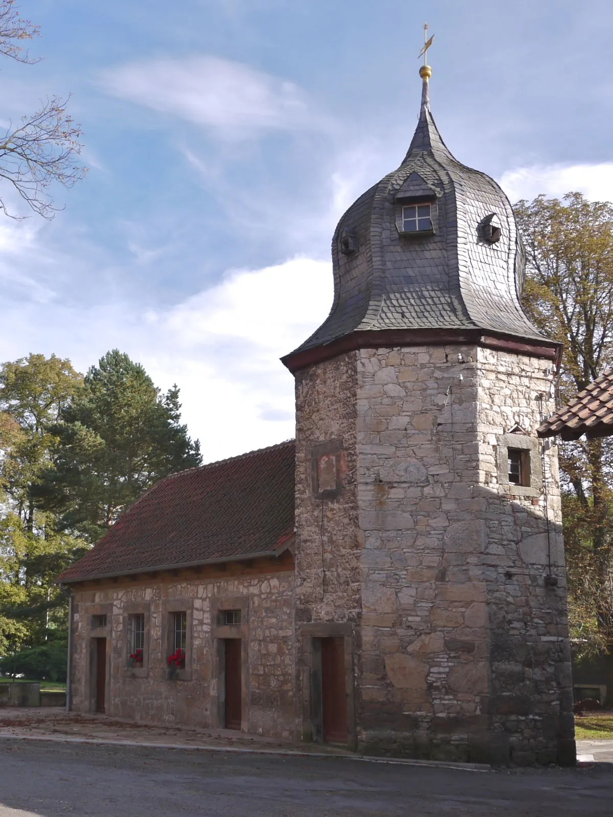 Photo showing: Barocker Taubenturm auf dem ehemaligen Klosterhof in Salzgitter-Ringelheim