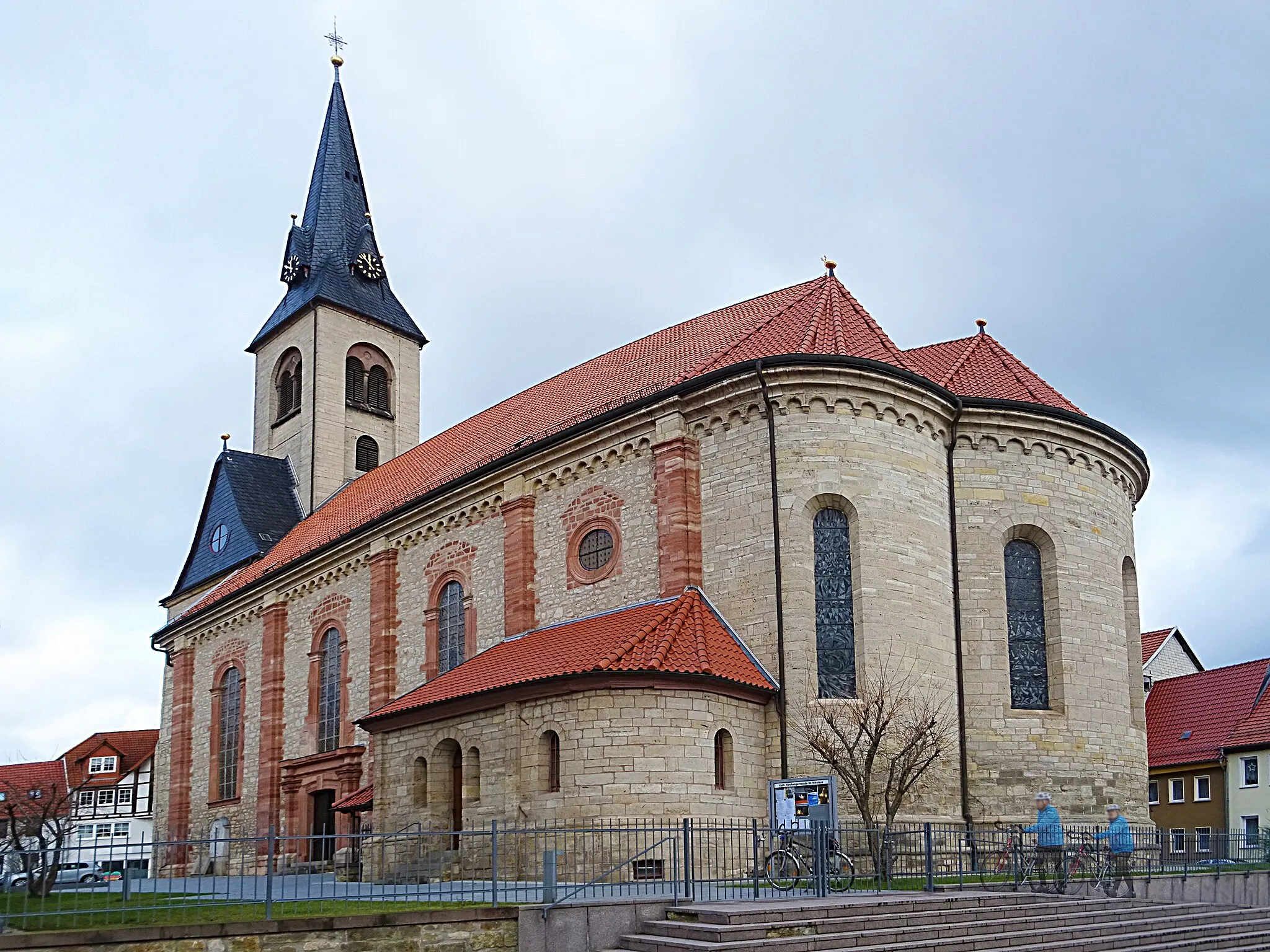 Photo showing: St.-Nikolaus-Kirche Worbis von Süden