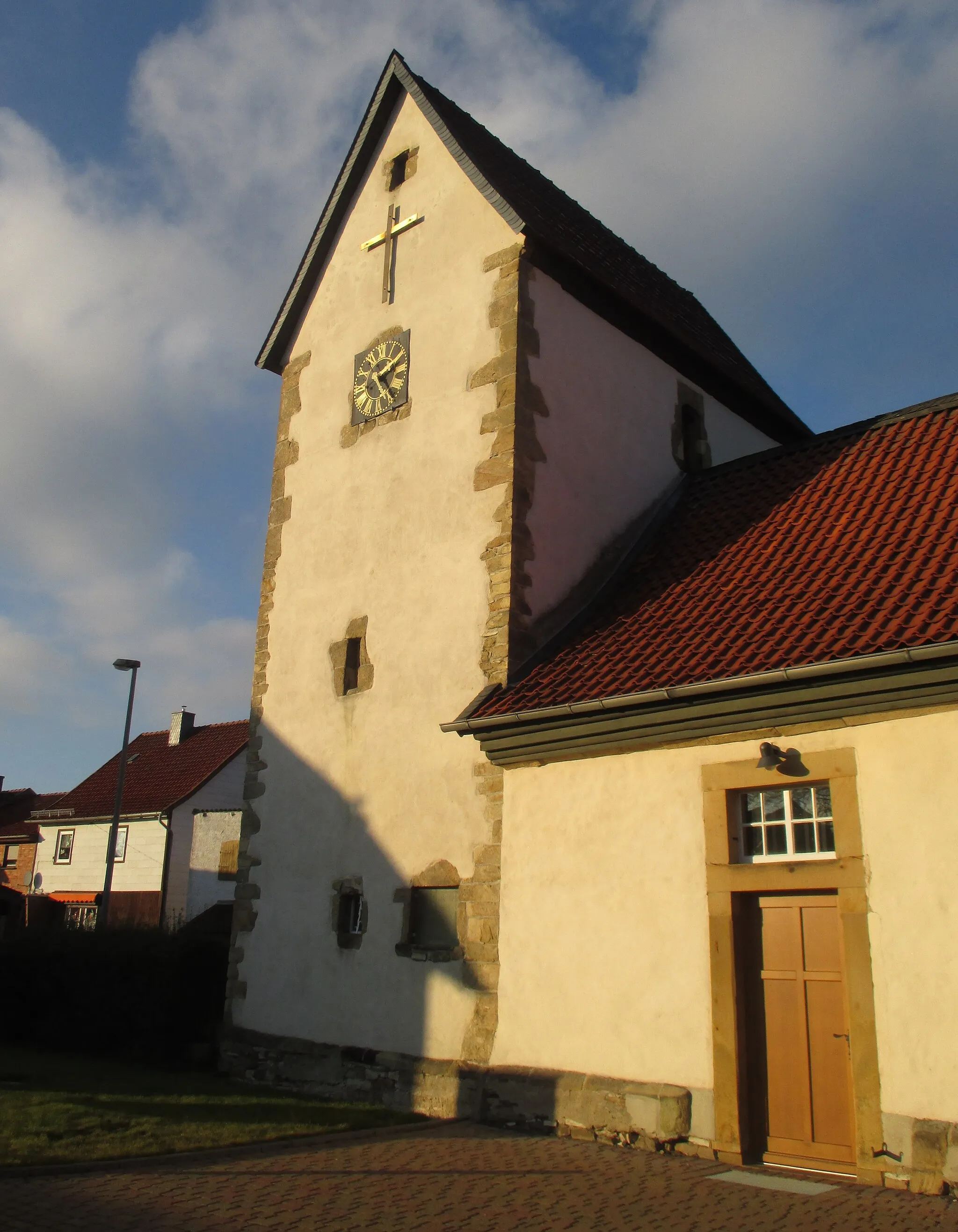 Photo showing: Turm der evangelischen Kirche in Klein Heere, Gemeinde Heere, Landkreis Wolfenbüttel