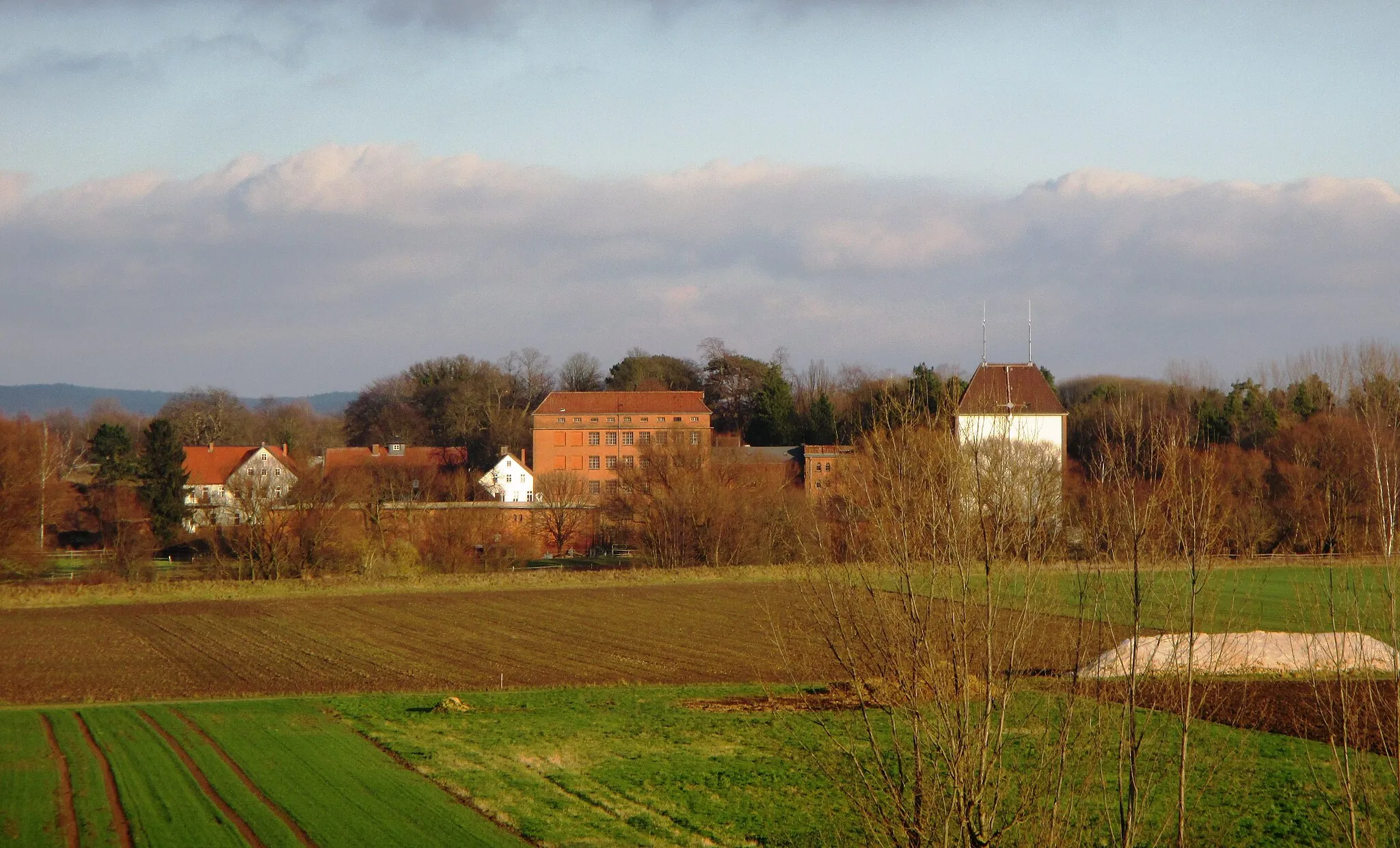 Photo showing: Bierbaumsmühle, Blick von Südwesten, Gemeinde Heere, Landkreis Wolfenbüttel