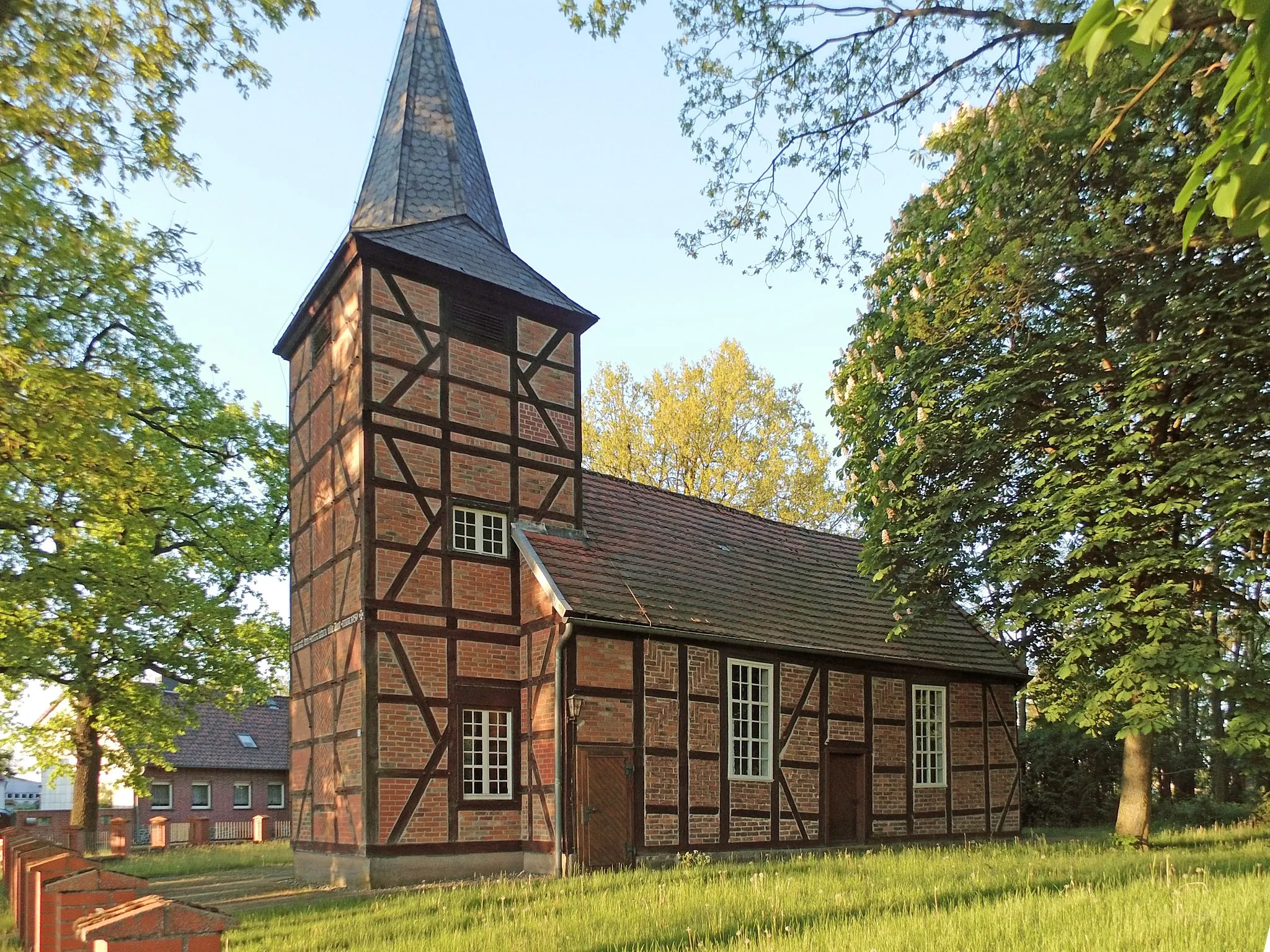 Photo showing: Ev. Kirche in Sichau bei Gardelegen