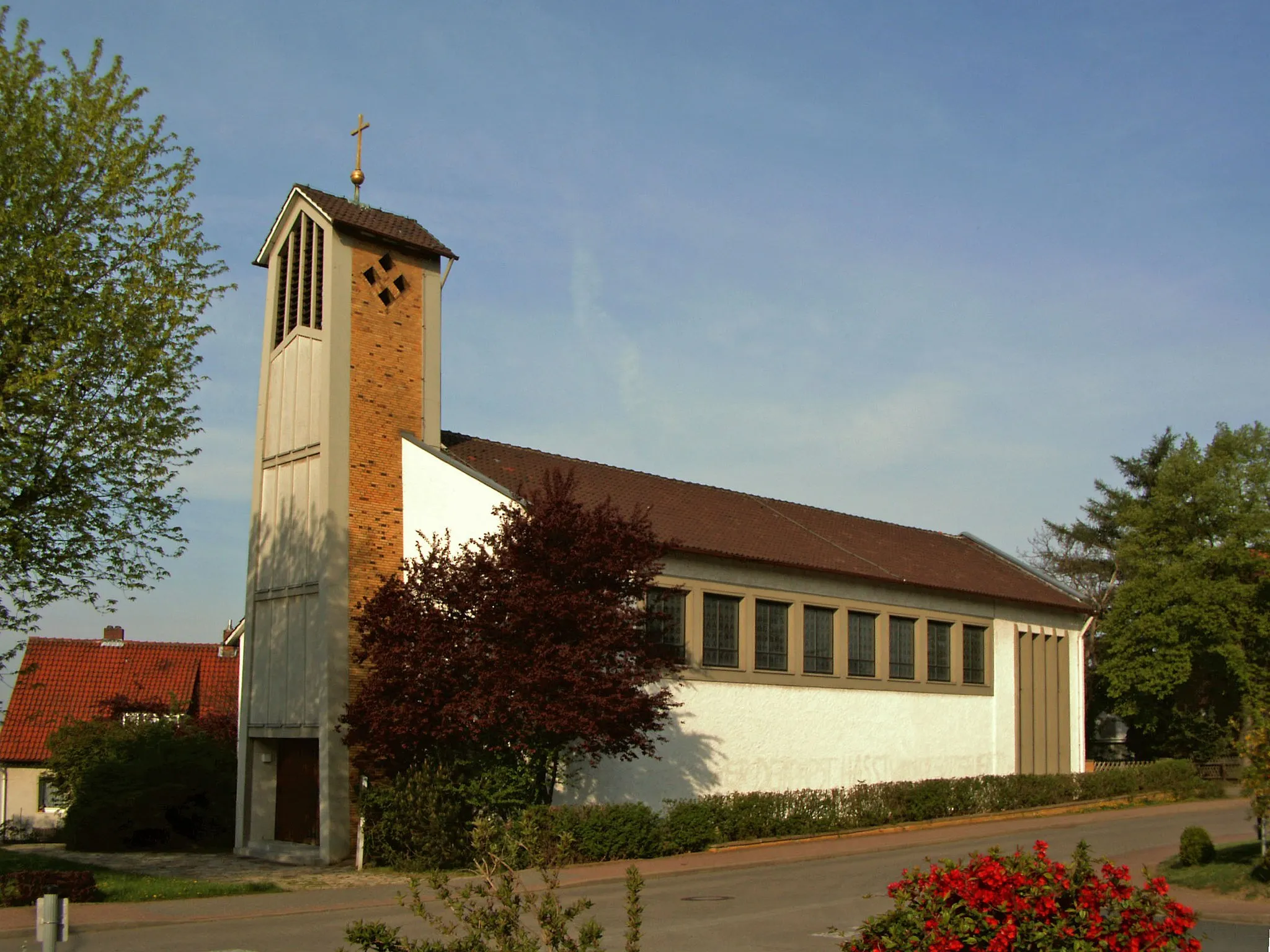 Photo showing: Katholische Kirche St. Bernward in Börßum, Landkreis Wolfenbüttel (20.11.2011 profaniert)