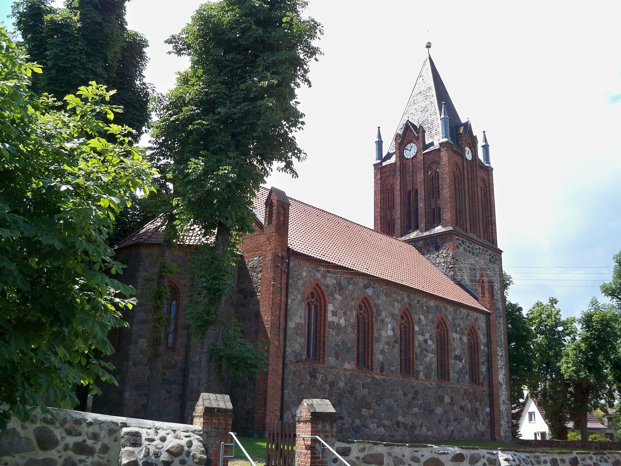 Photo showing: Immekath, Klötze, Saxony-Anhalt, village church