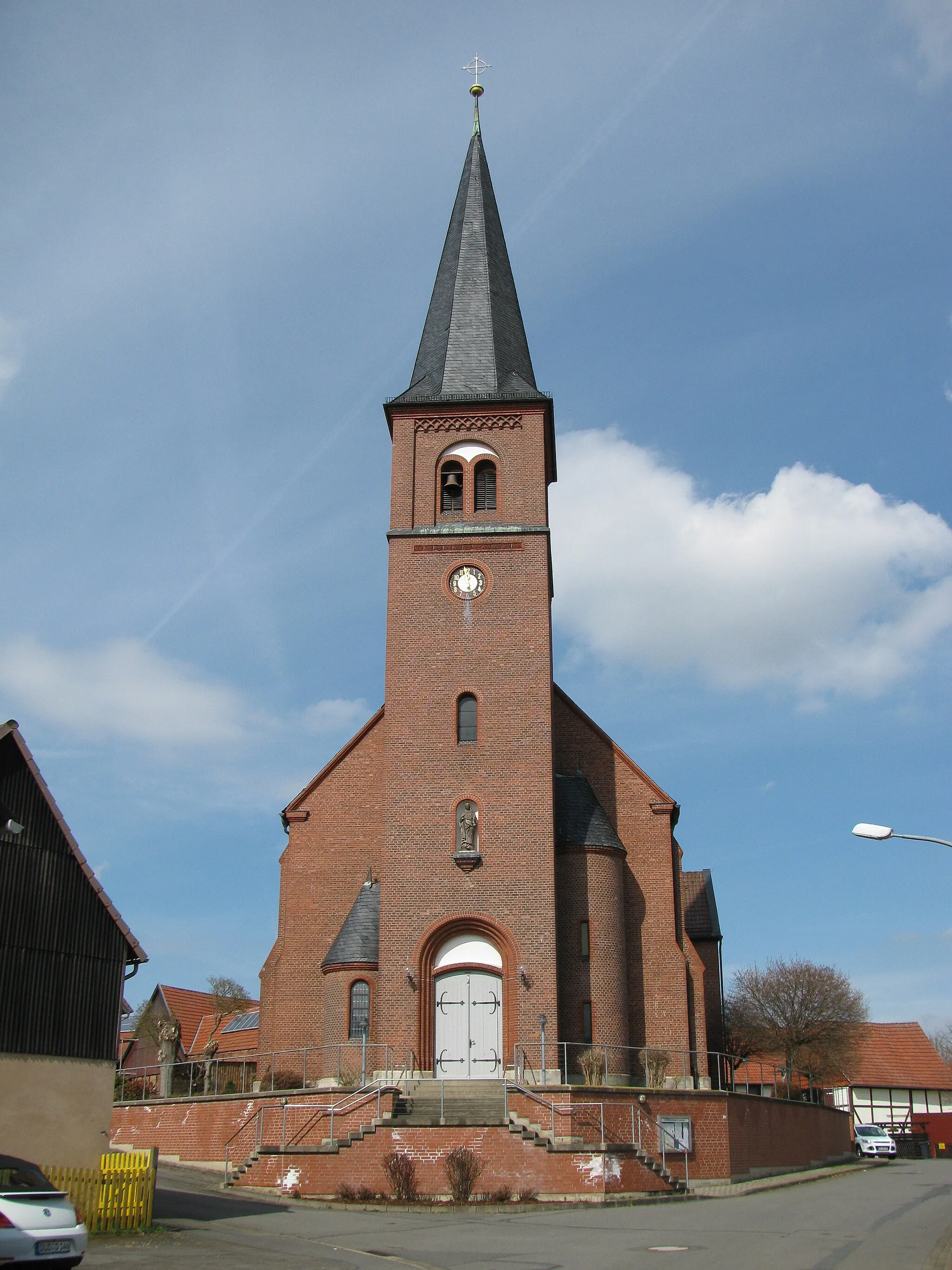 Photo showing: die Kirche St. Margareta in Rollshausen