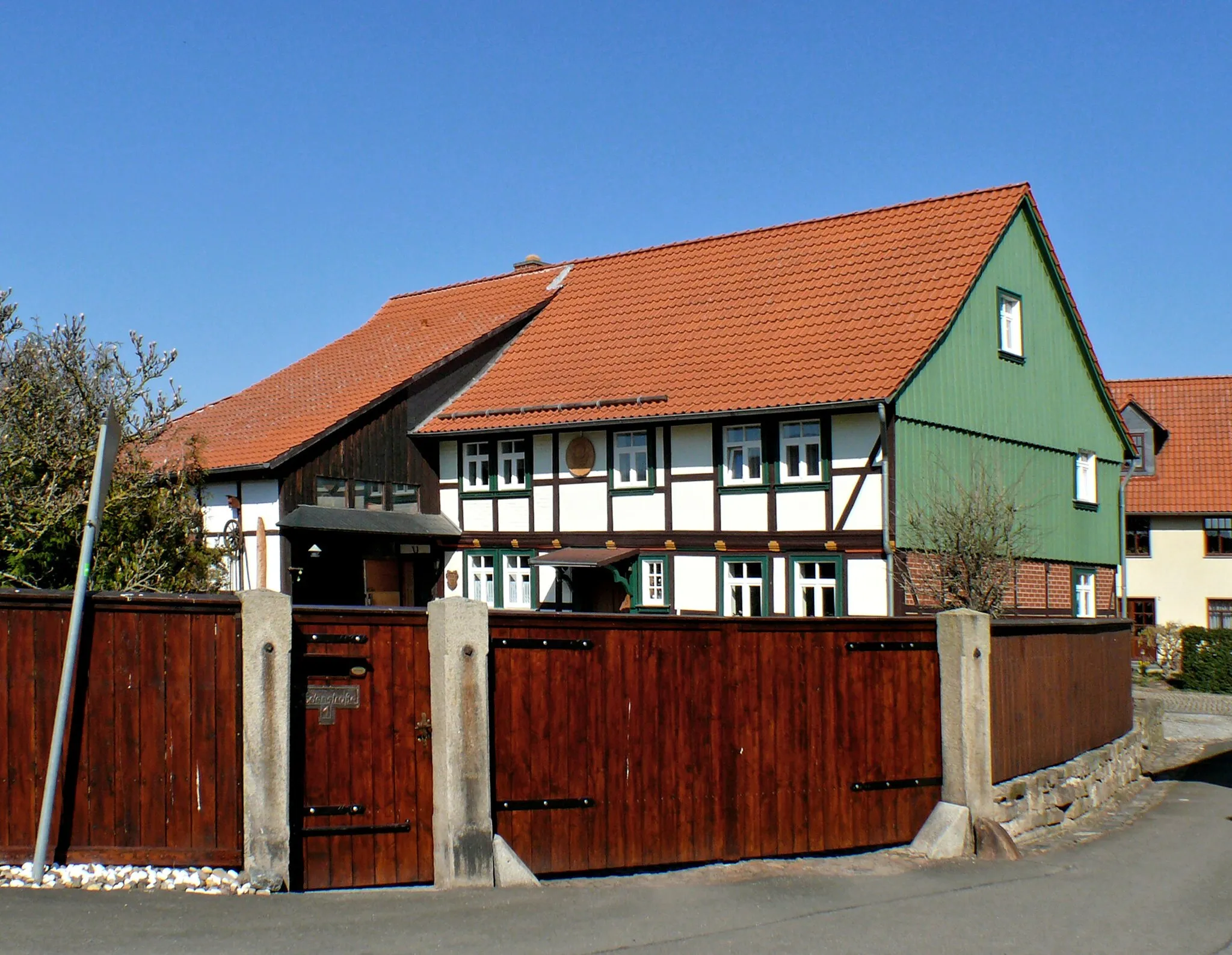 Photo showing: Bodenstraße 1 (Veckenstedt)