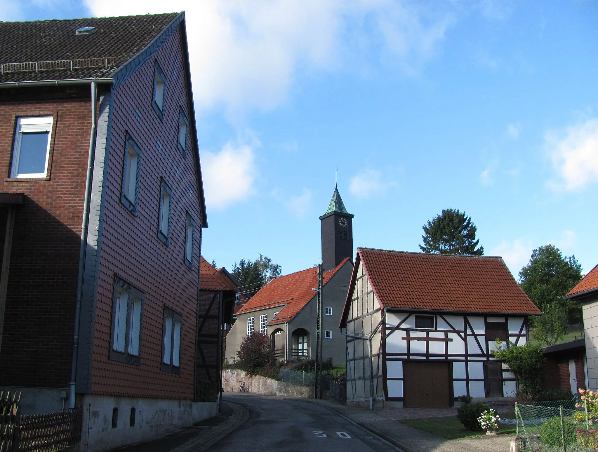 Photo showing: Protestant Church, Irmenseul near Hildesheim, Lower Saxony, Germany