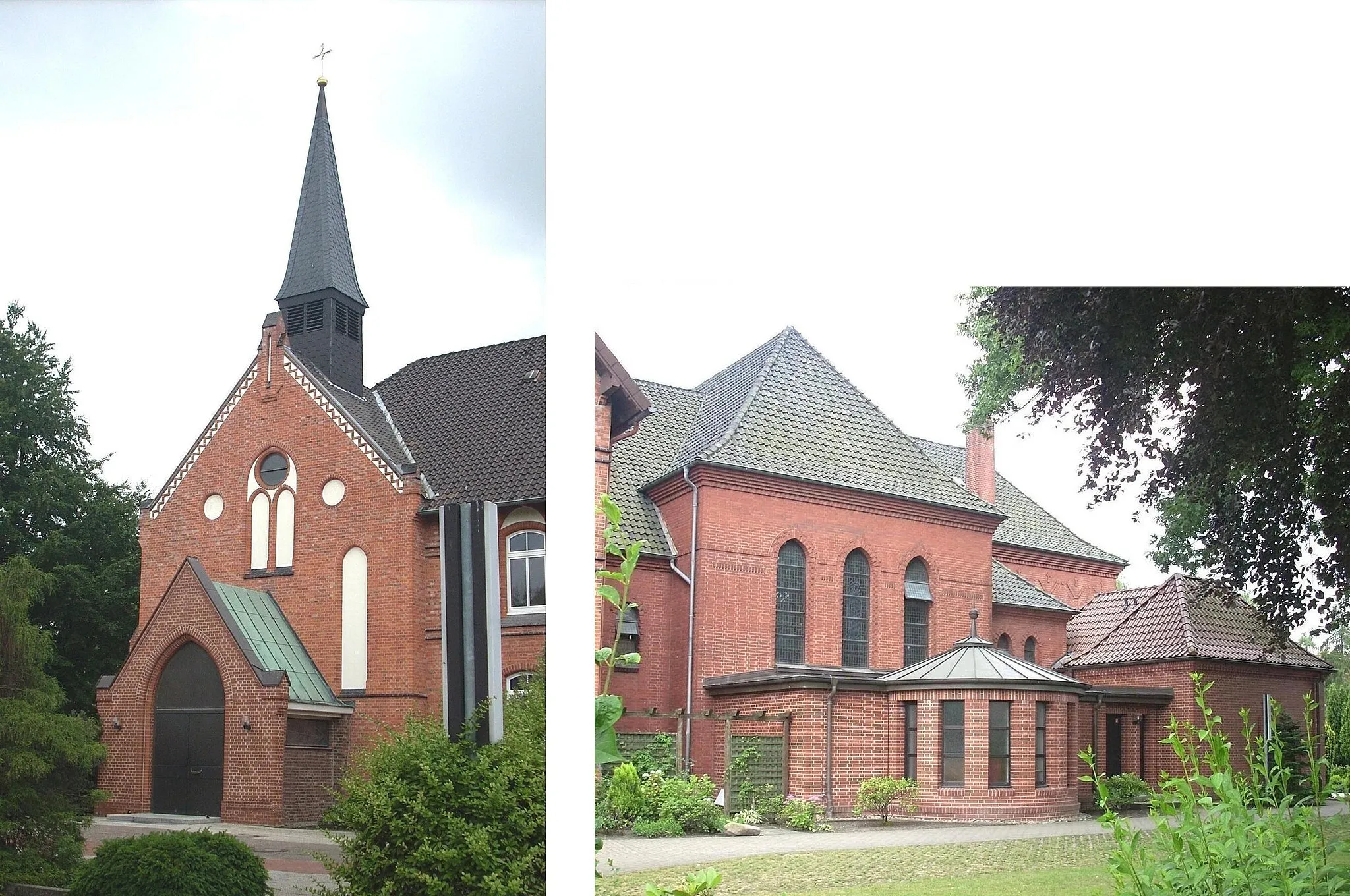 Photo showing: St. Bernward Catholic Church, Lehrte (Germany)