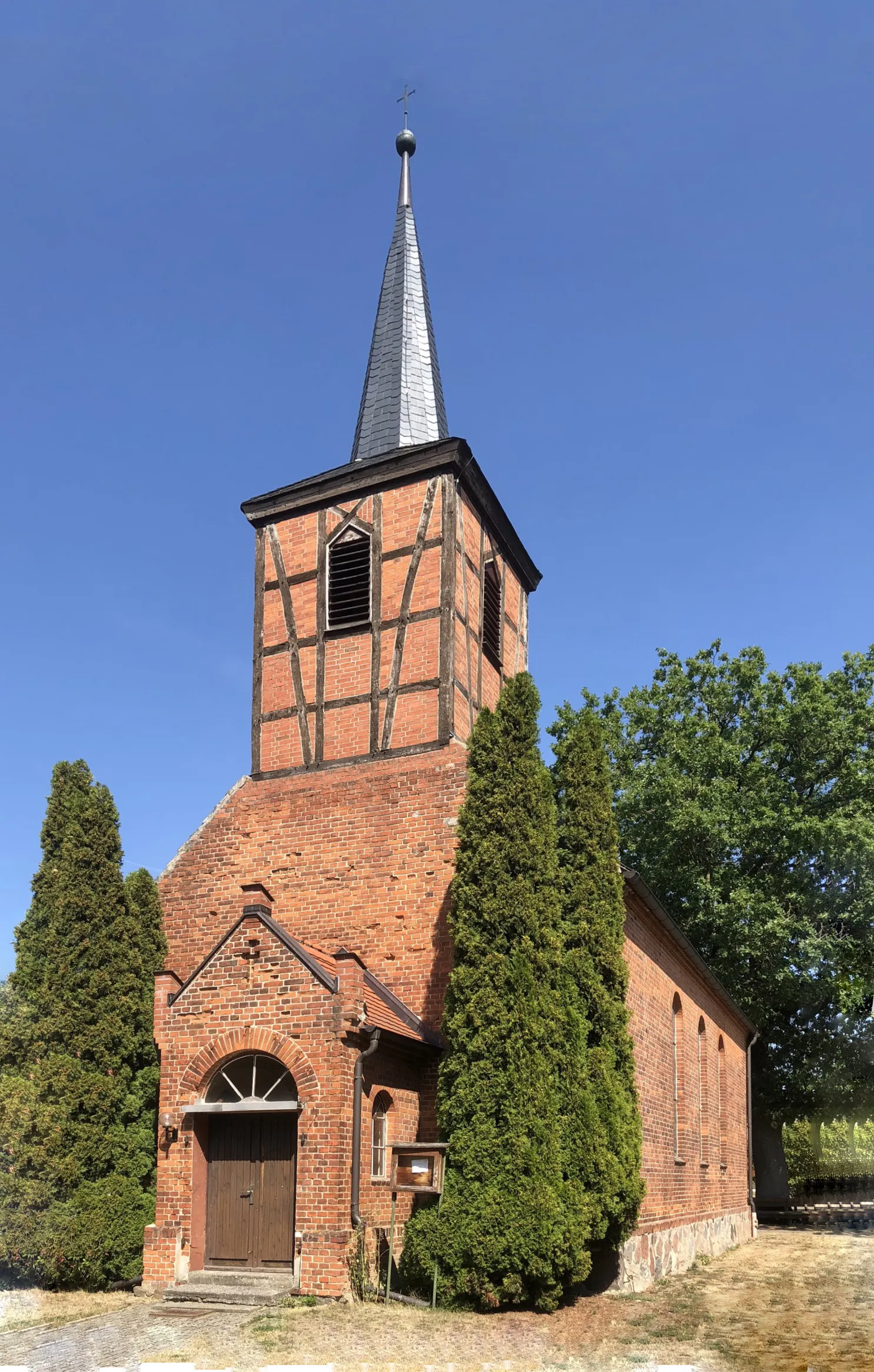 Photo showing: Dorfkirche in Poppau