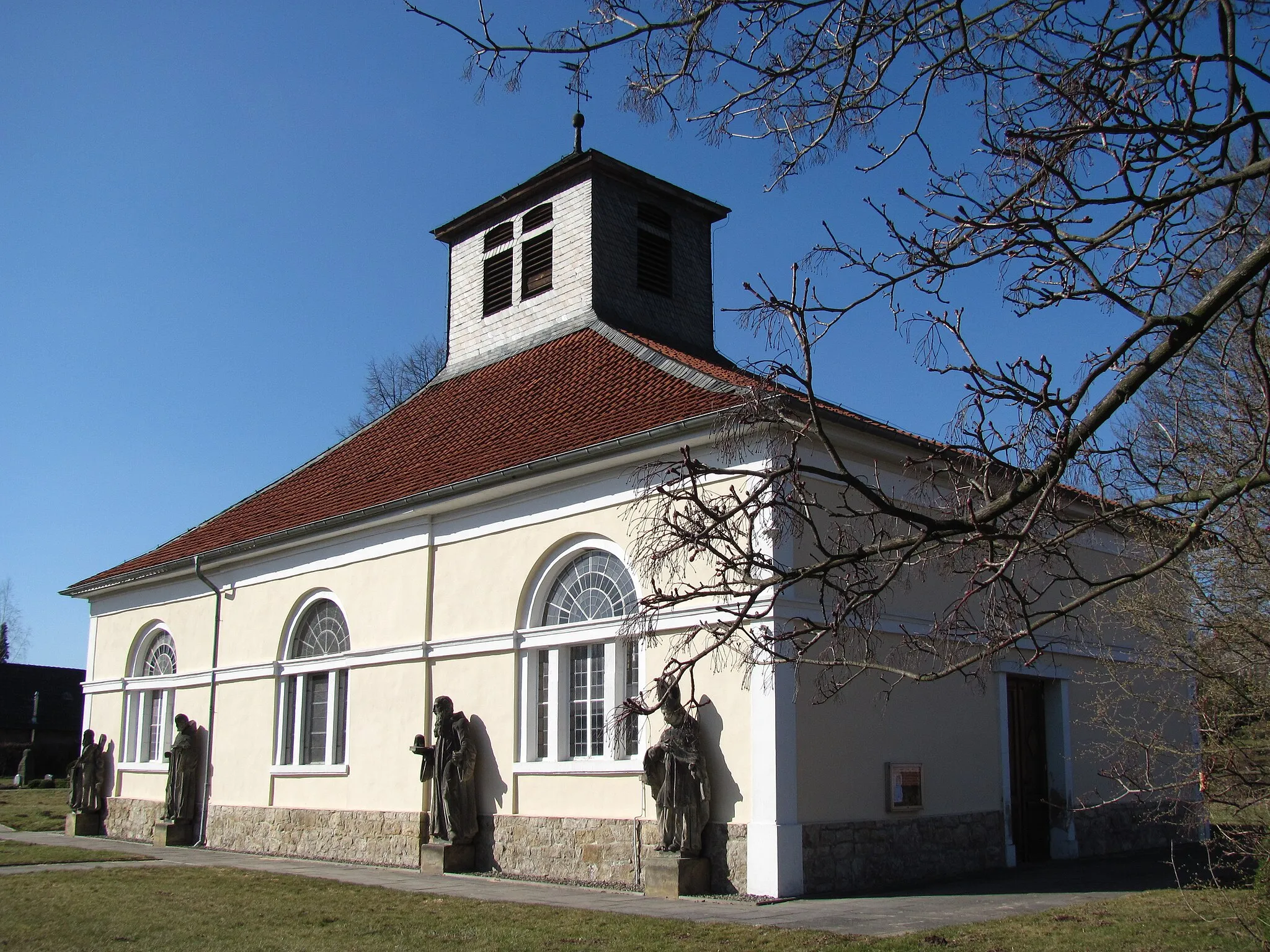 Photo showing: St. Andrew's Catholic Church (1816-1818), Holle-Sottrum, Lower Saxony, Germany.