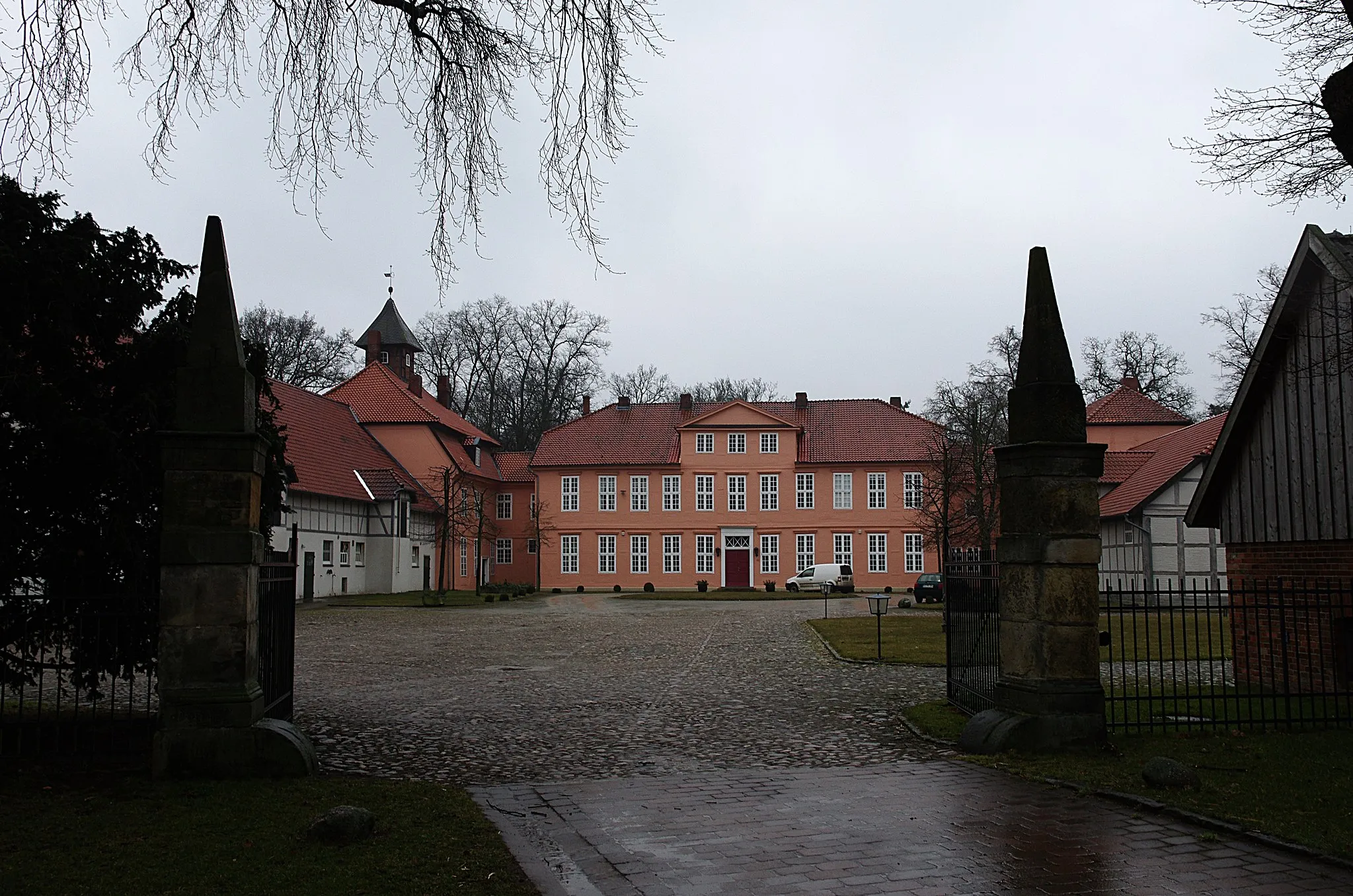 Photo showing: Langlingen im Landkreis Celle. Das Gutshaus steht unter Denkmalschutz.