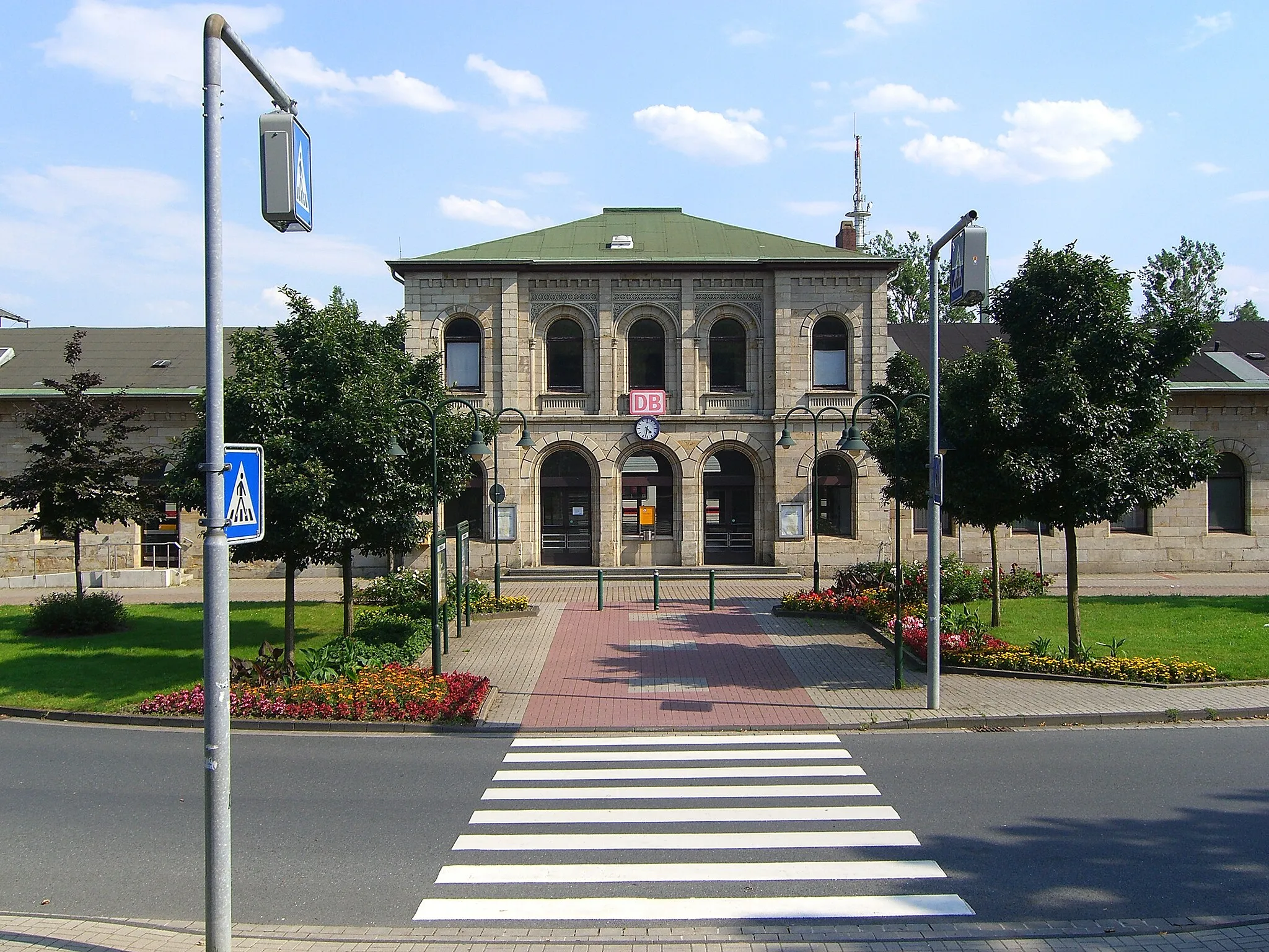 Photo showing: railway station in Helmstedt