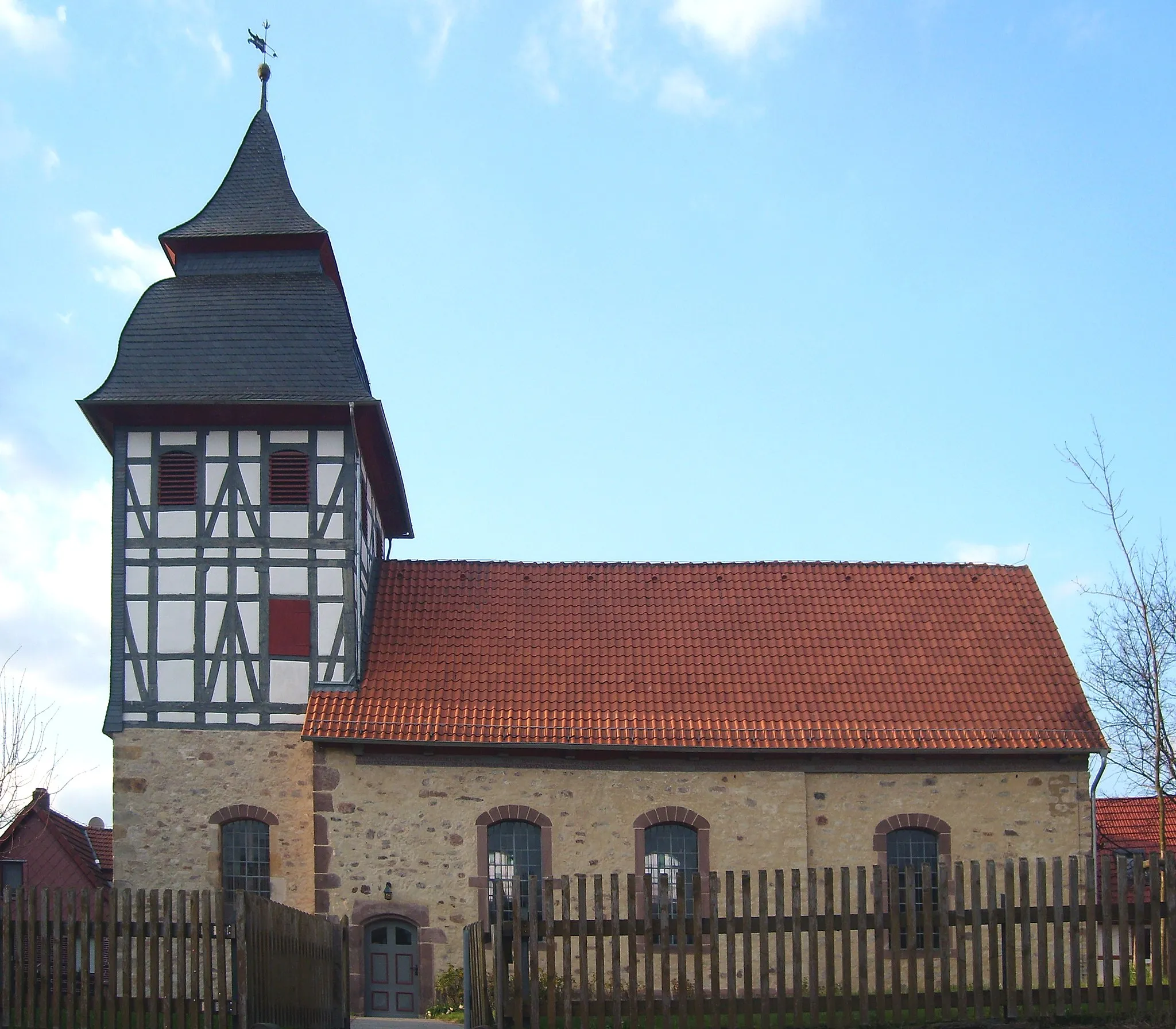 Photo showing: St. Margarethenkirche Vernawahlshausen.