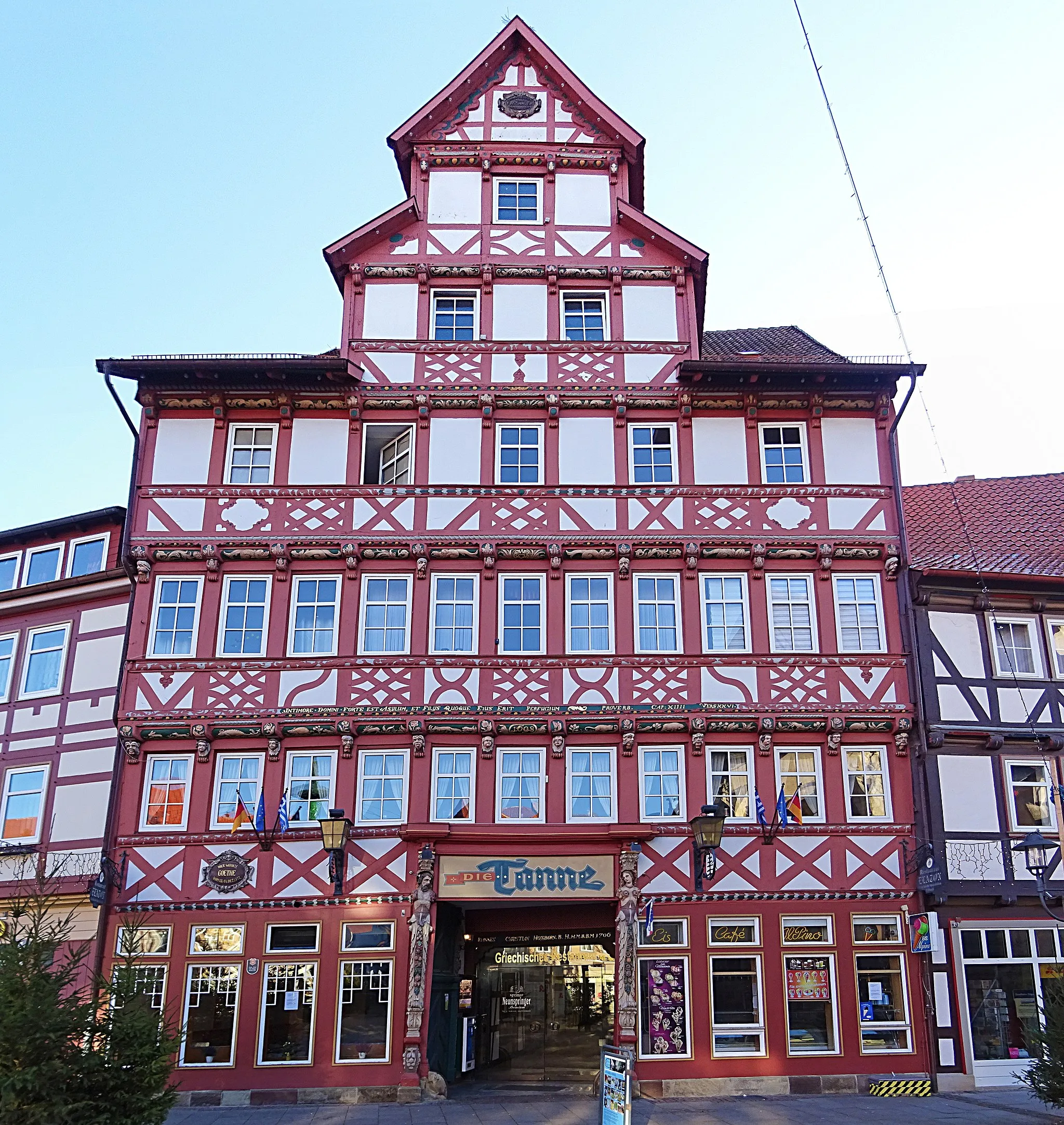 Photo showing: Duderstadt - Marktstraße, Die Tanne