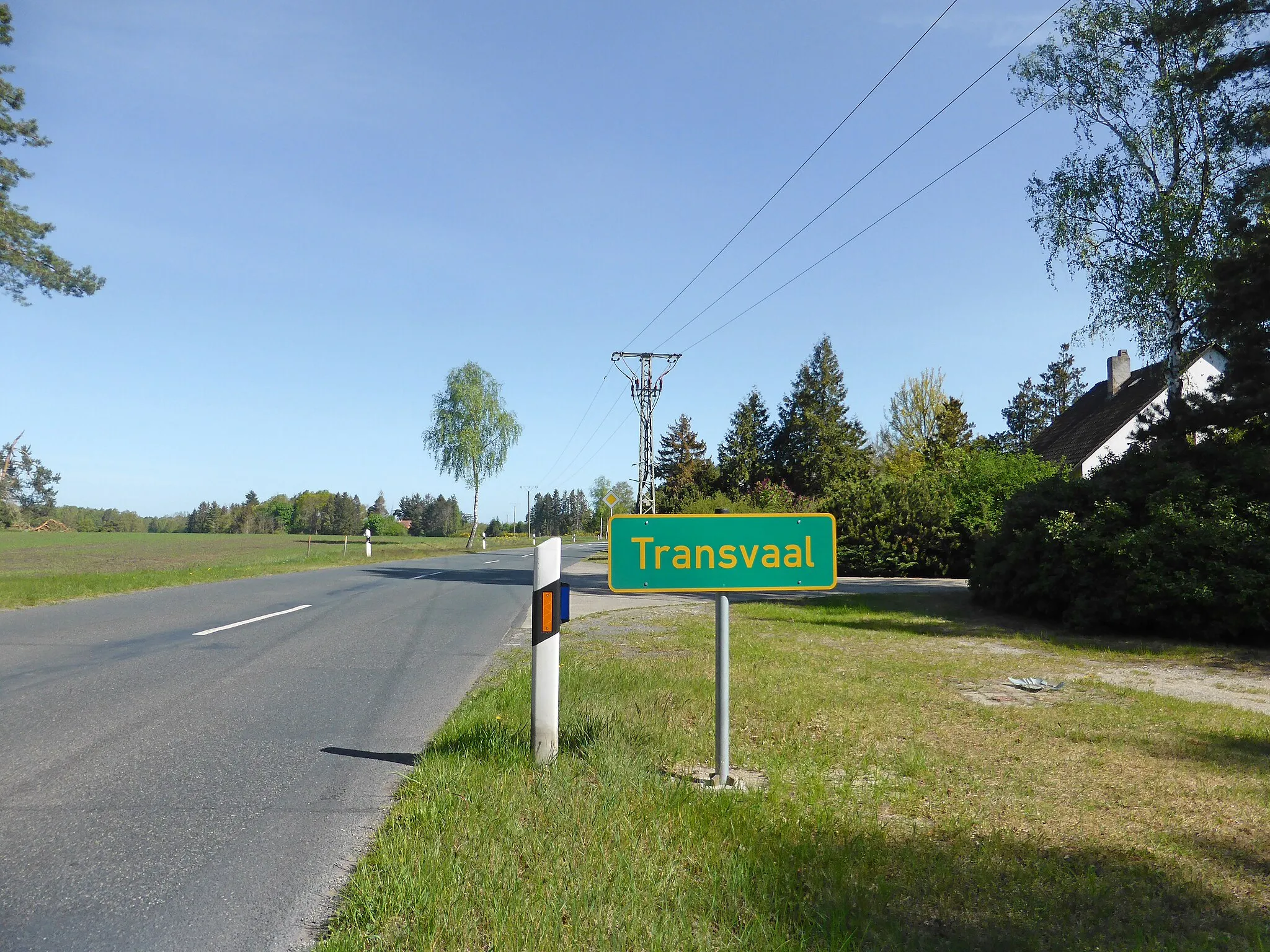 Photo showing: Ortseingang von Transvaal (Wittingen).