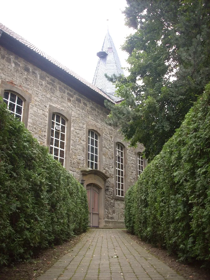 Photo showing: Ev. Kirche Clauen