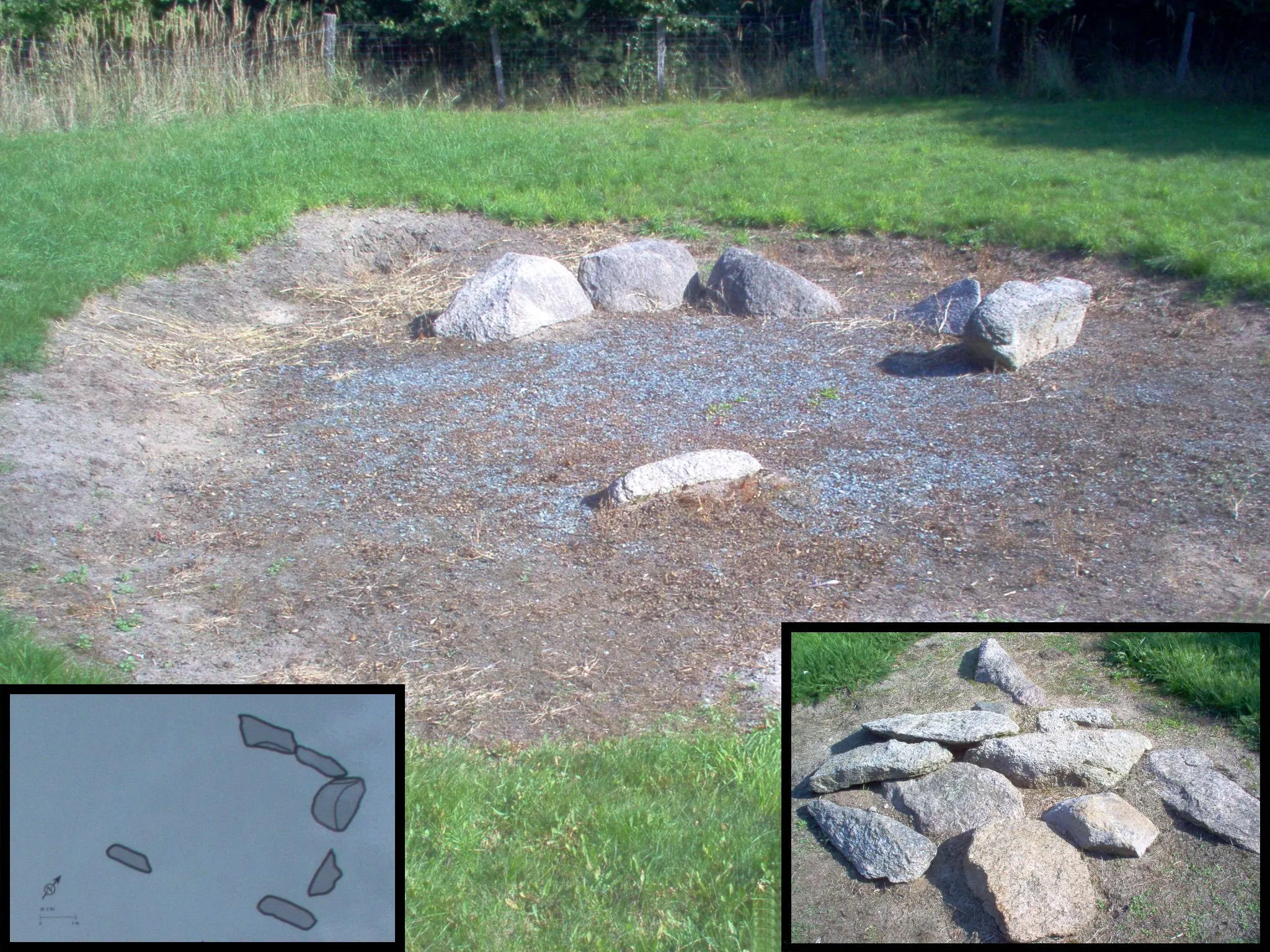 Photo showing: The megalithic grave of Rethen