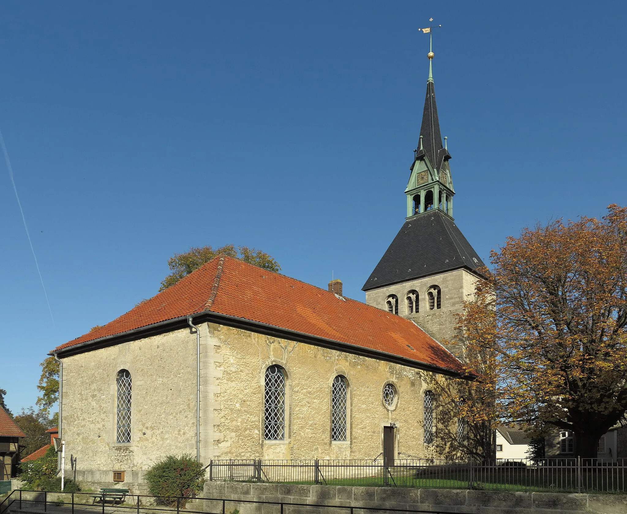 Photo showing: Die evangelisch-lutherische Kirche von Bornum am Elm