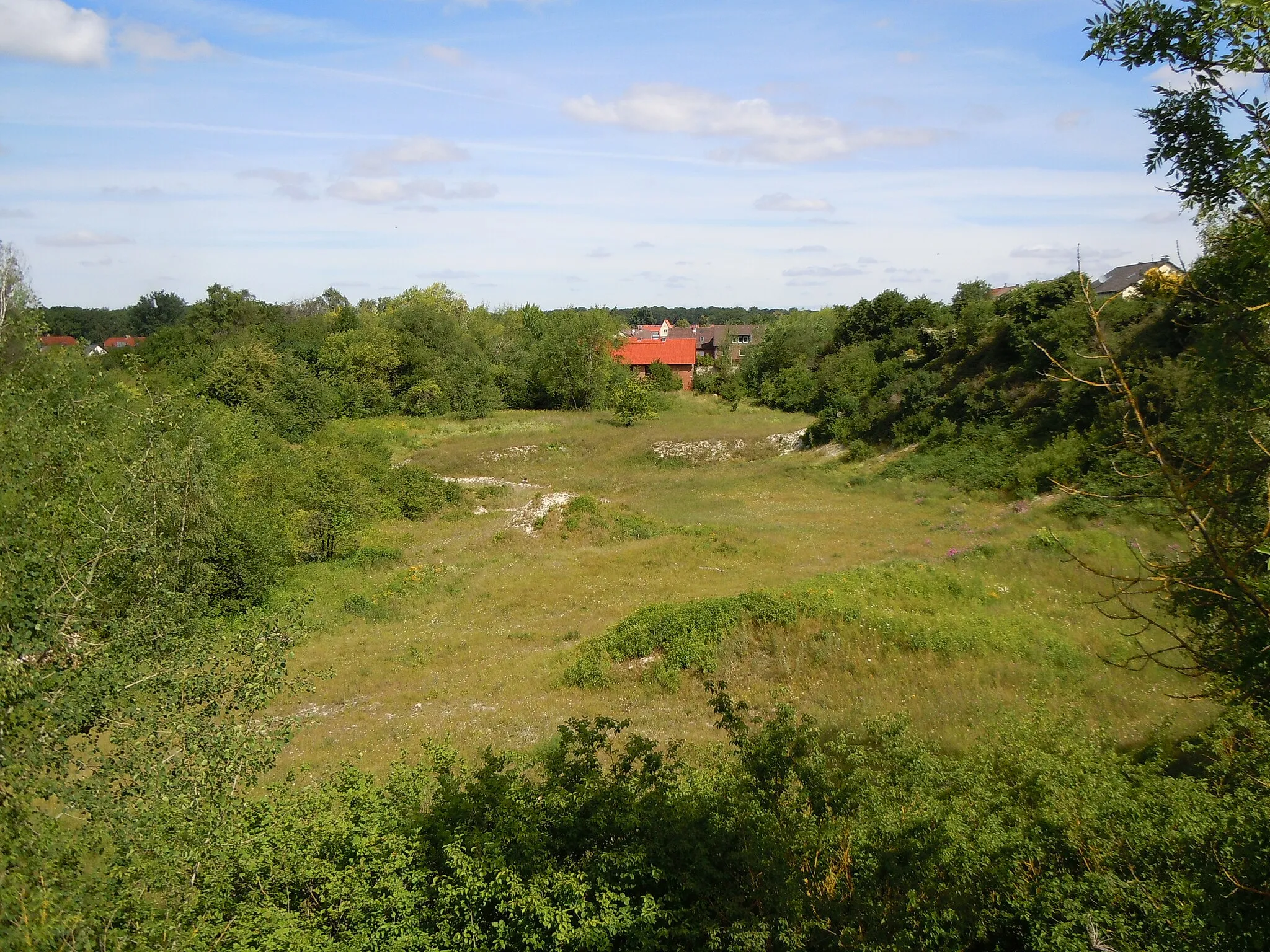 Photo showing: Geschützter Landschaftsbestandteil „Kalksteinbruch Mascherode“ (GLB BS 00002) im Süden des Braunschweiger Stadtteils Mascherode.