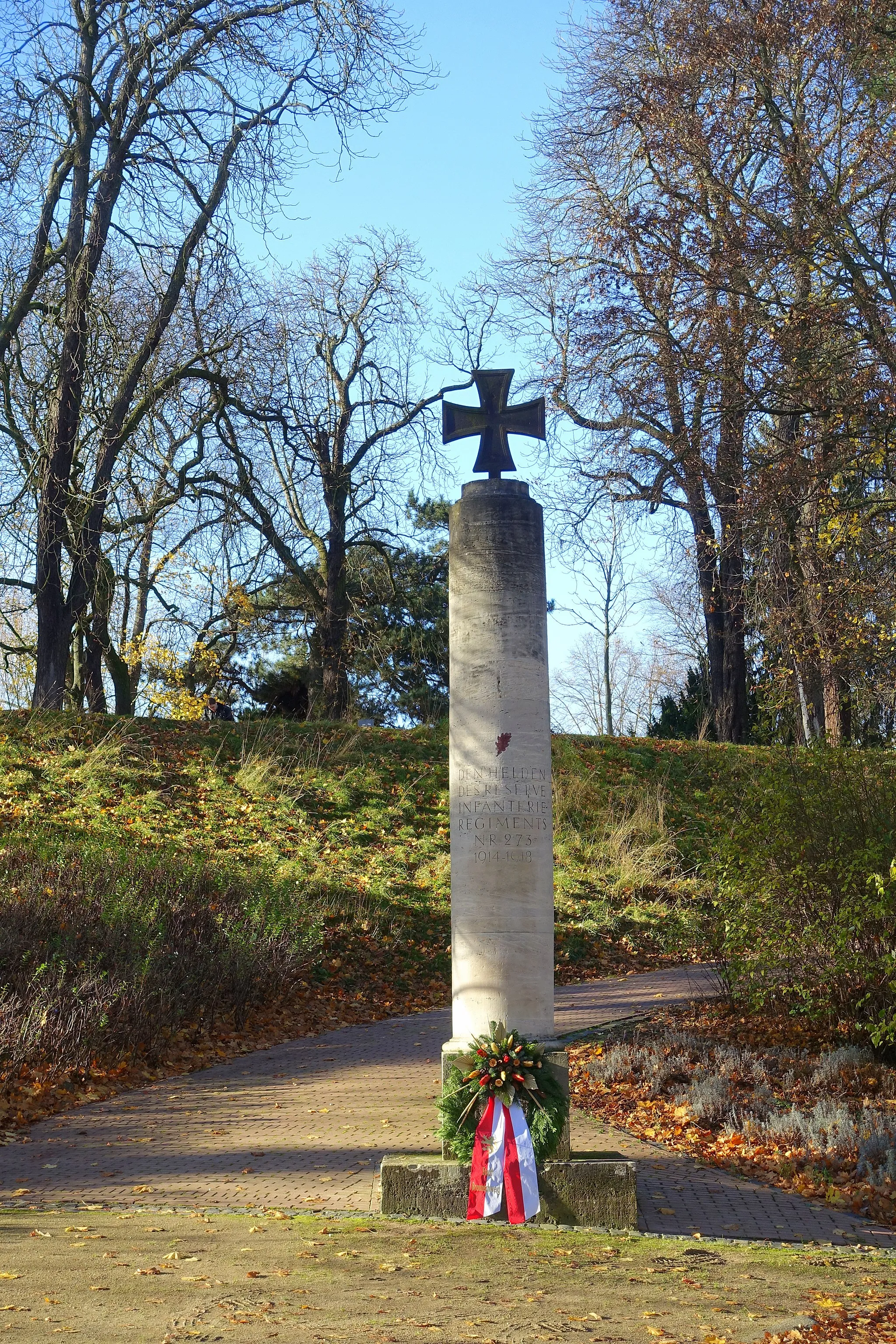 Photo showing: Den Helden des Reserve Infanterie Regiments Nr. 273 1914-1918 - Braunschweig, Germany.