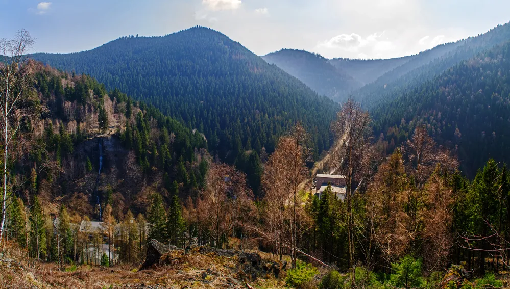 Photo showing: View from above into the Okertal