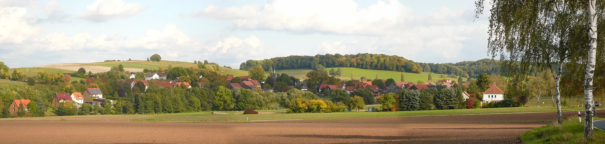 Photo showing: Blick auf Billingshausen (Unterbillingshausen) von Westen